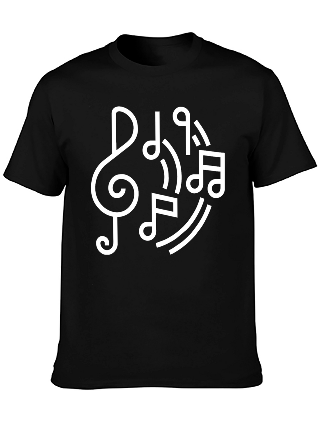 Music Notes Graphic Tee - Cool Musician T-Shirt