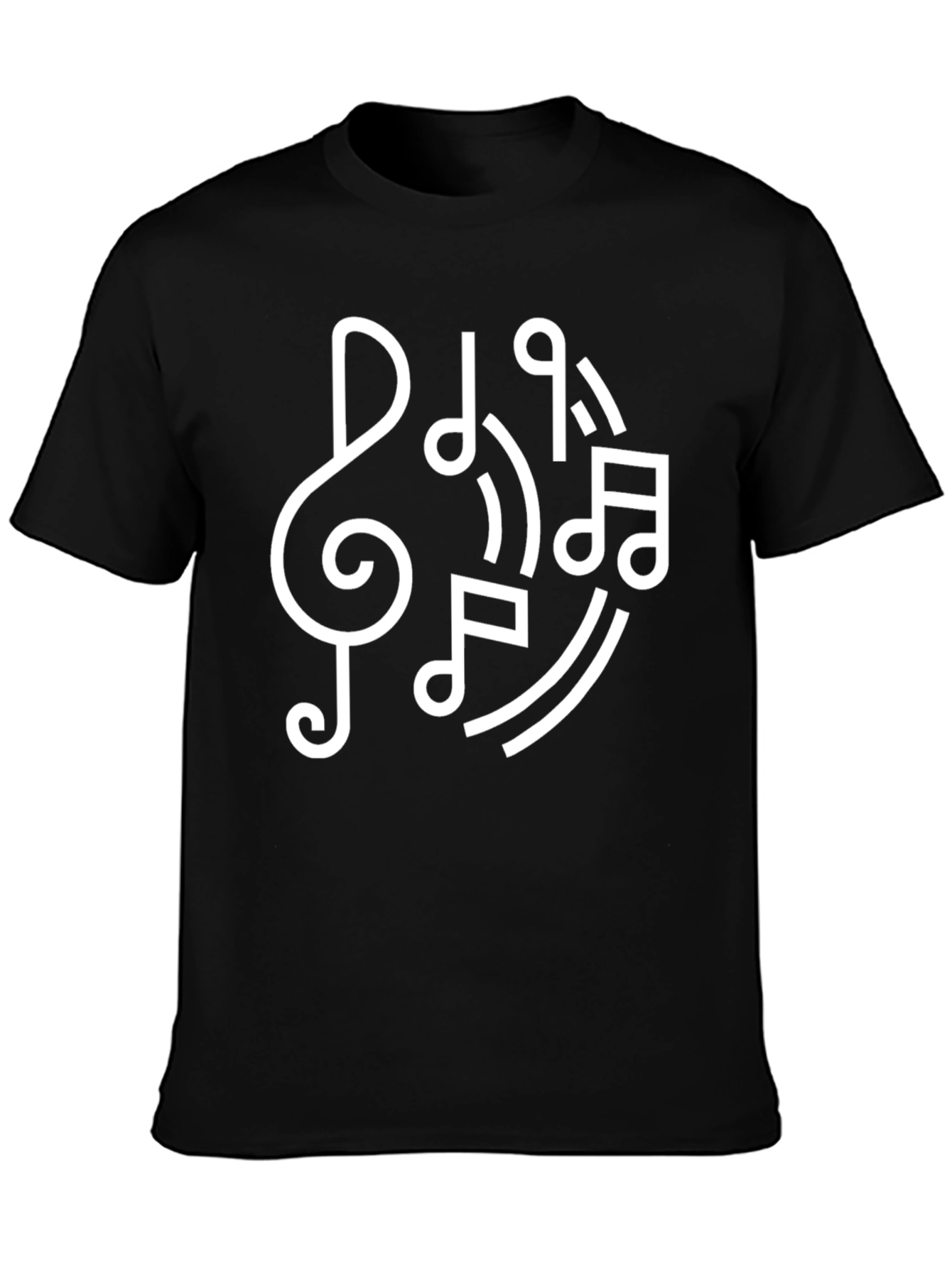 Music Notes Graphic Tee - Cool Musician T-Shirt