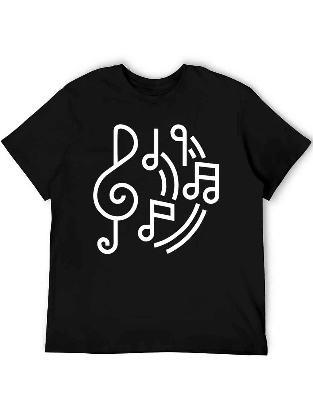 Music Notes Graphic Tee - Cool Musician T-Shirt