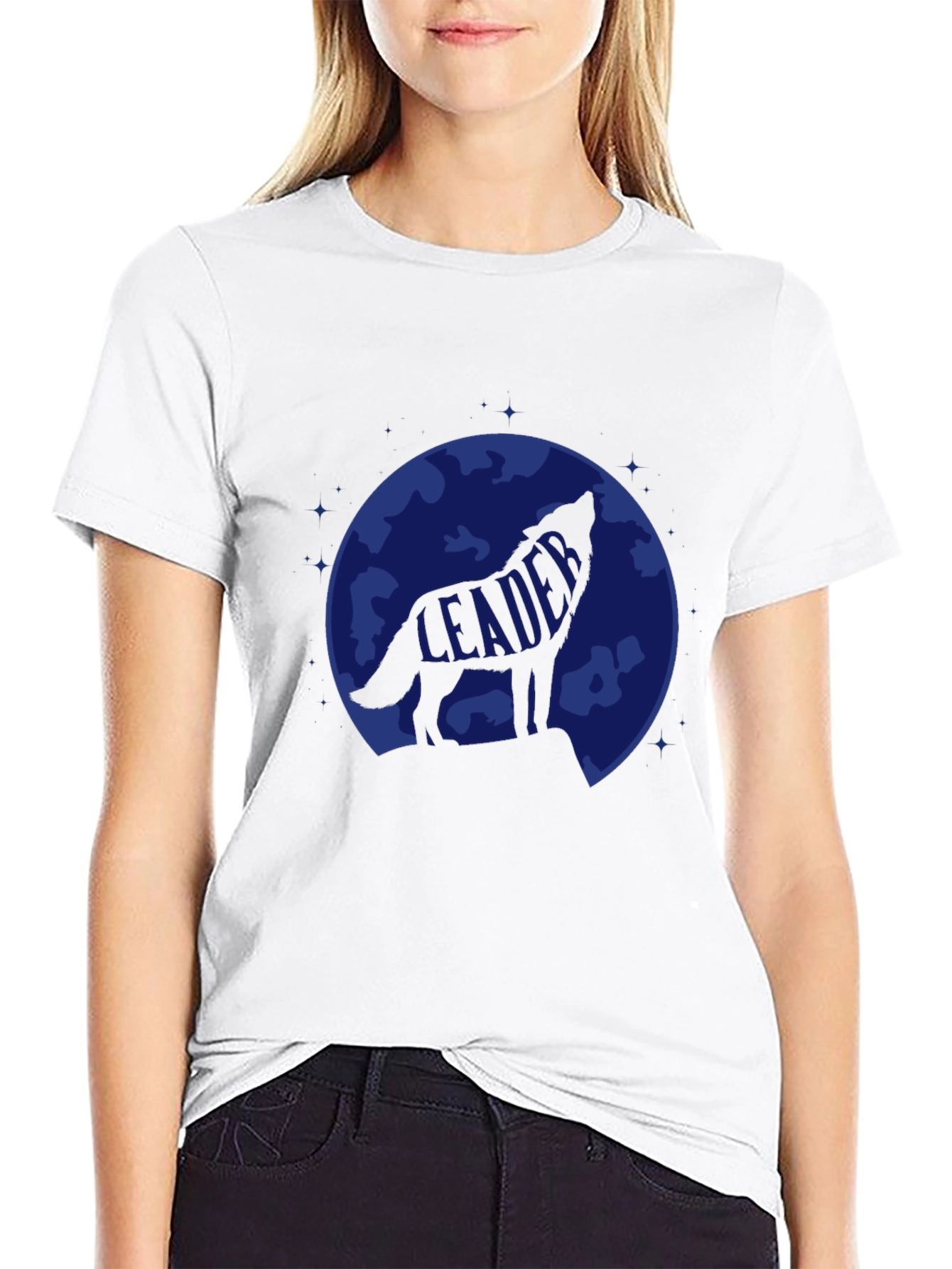 Leader Wolf T-Shirt - Howling at the Moon Tee