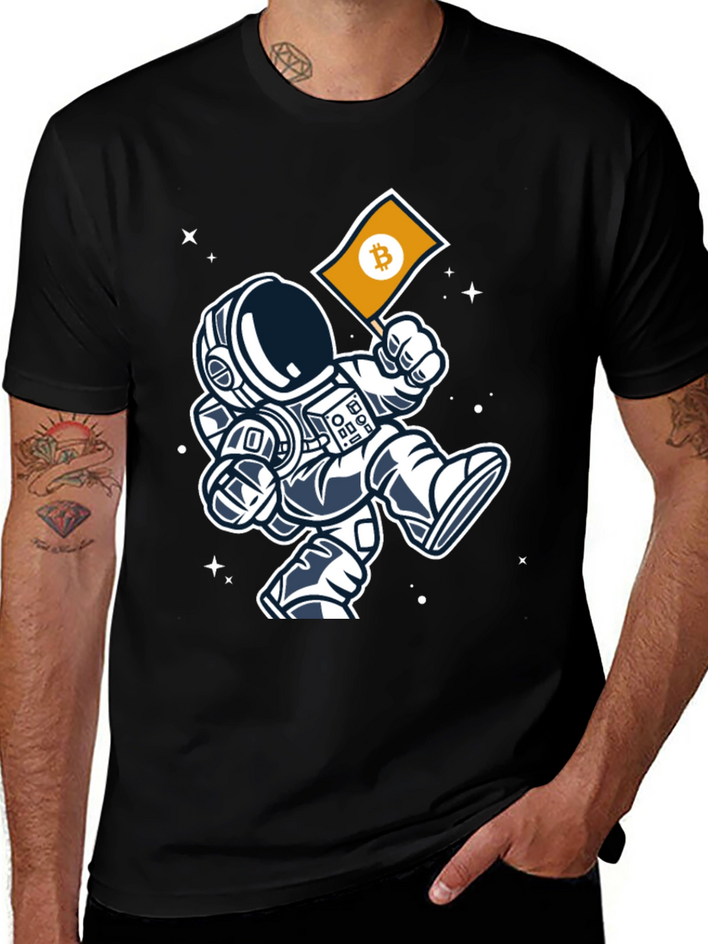 Bitcoin Astronaut Graphic Tee