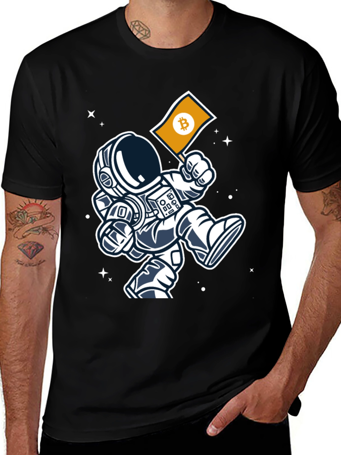 Bitcoin Astronaut Graphic Tee