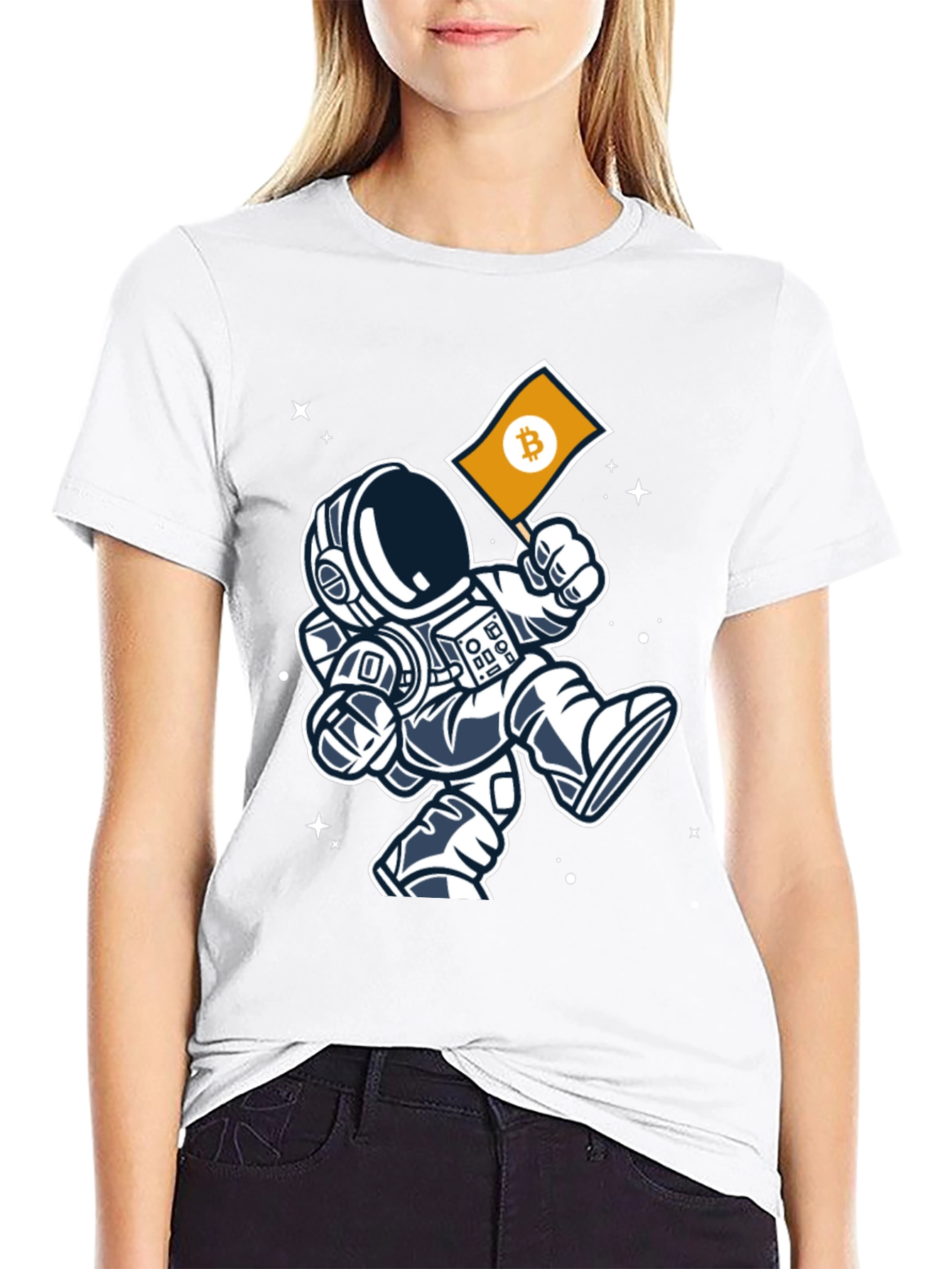 Bitcoin Astronaut Graphic Tee