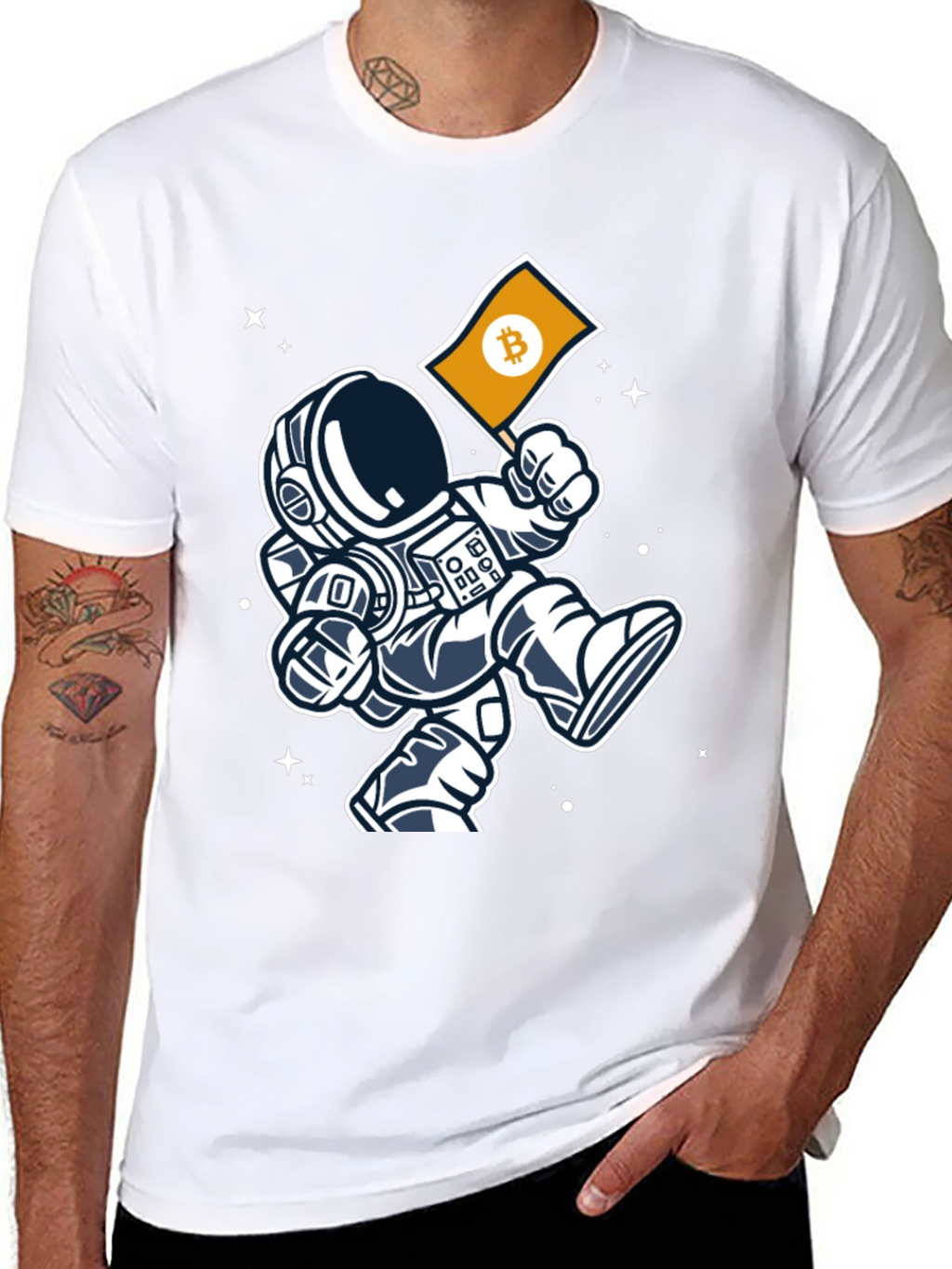 Bitcoin Astronaut Graphic Tee