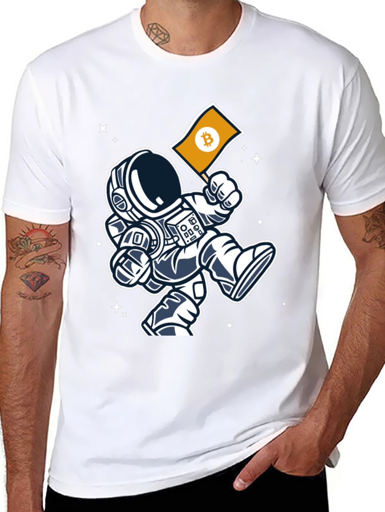 Bitcoin Astronaut Graphic Tee