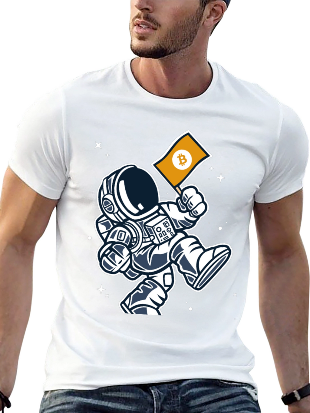 Bitcoin Astronaut Graphic Tee