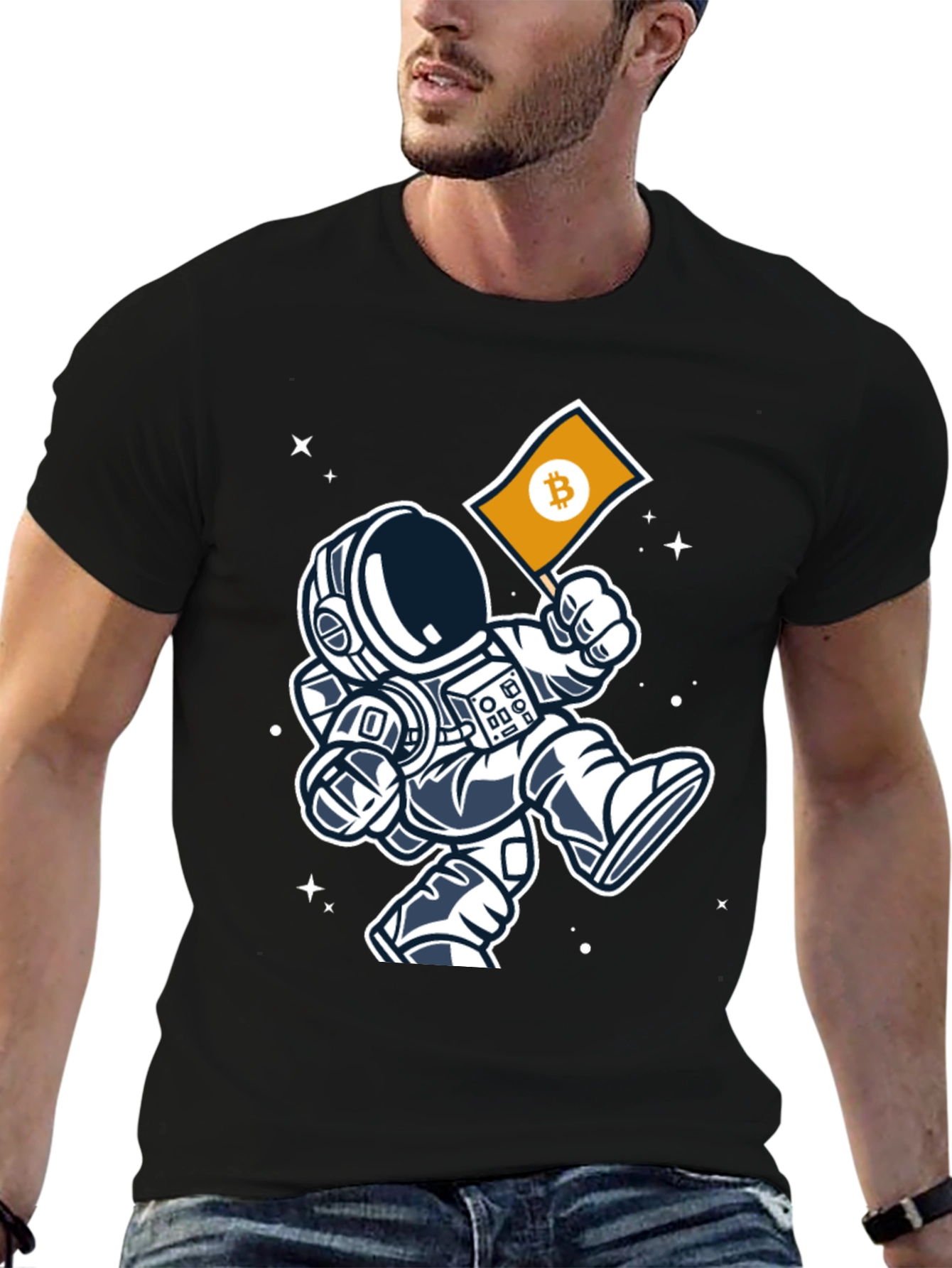 Bitcoin Astronaut Graphic Tee