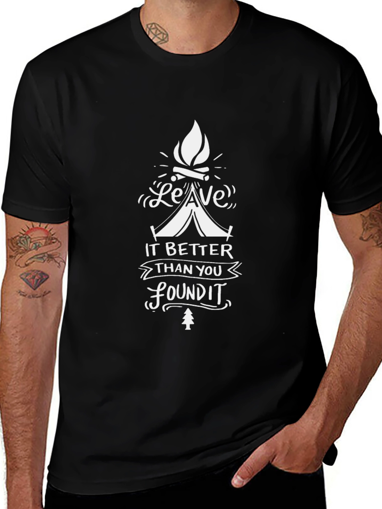 Leave it Better Camping Graphic T-Shirt