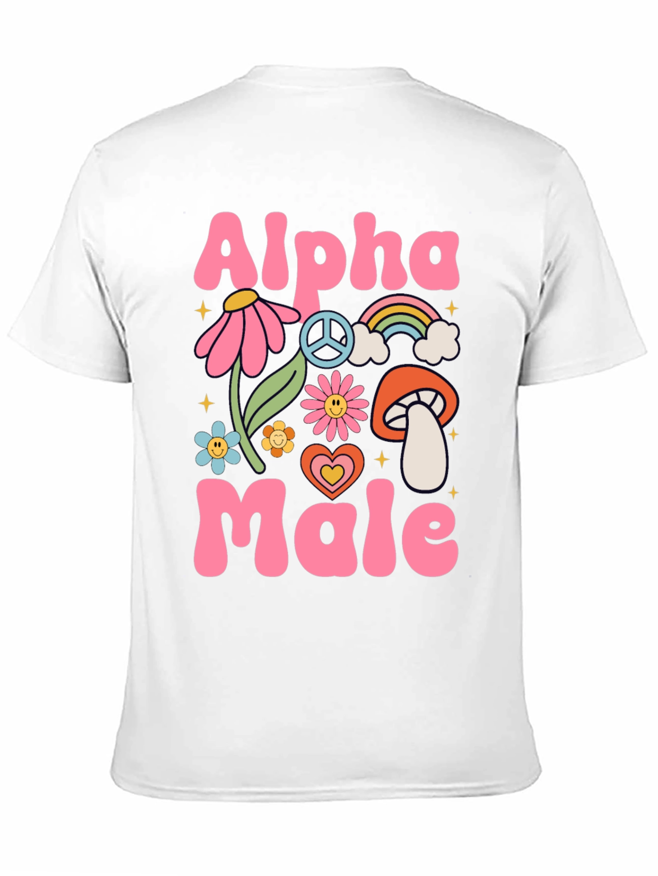 Alpha Male T-Shirt - Groovy Retro Design