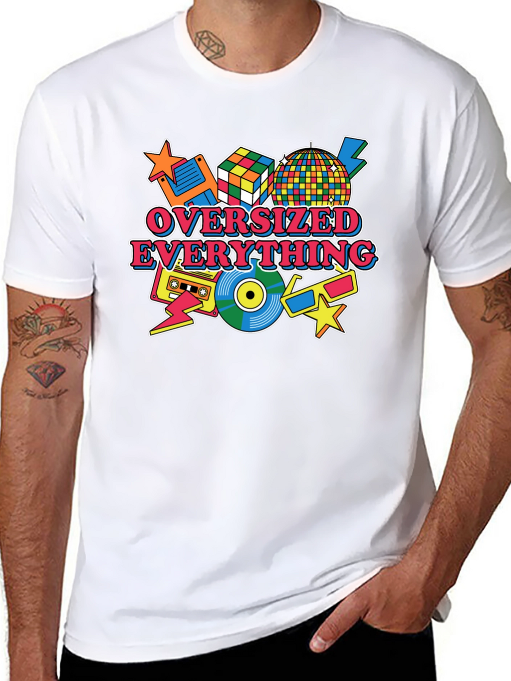 Retro Oversized Everything Graphic Tee