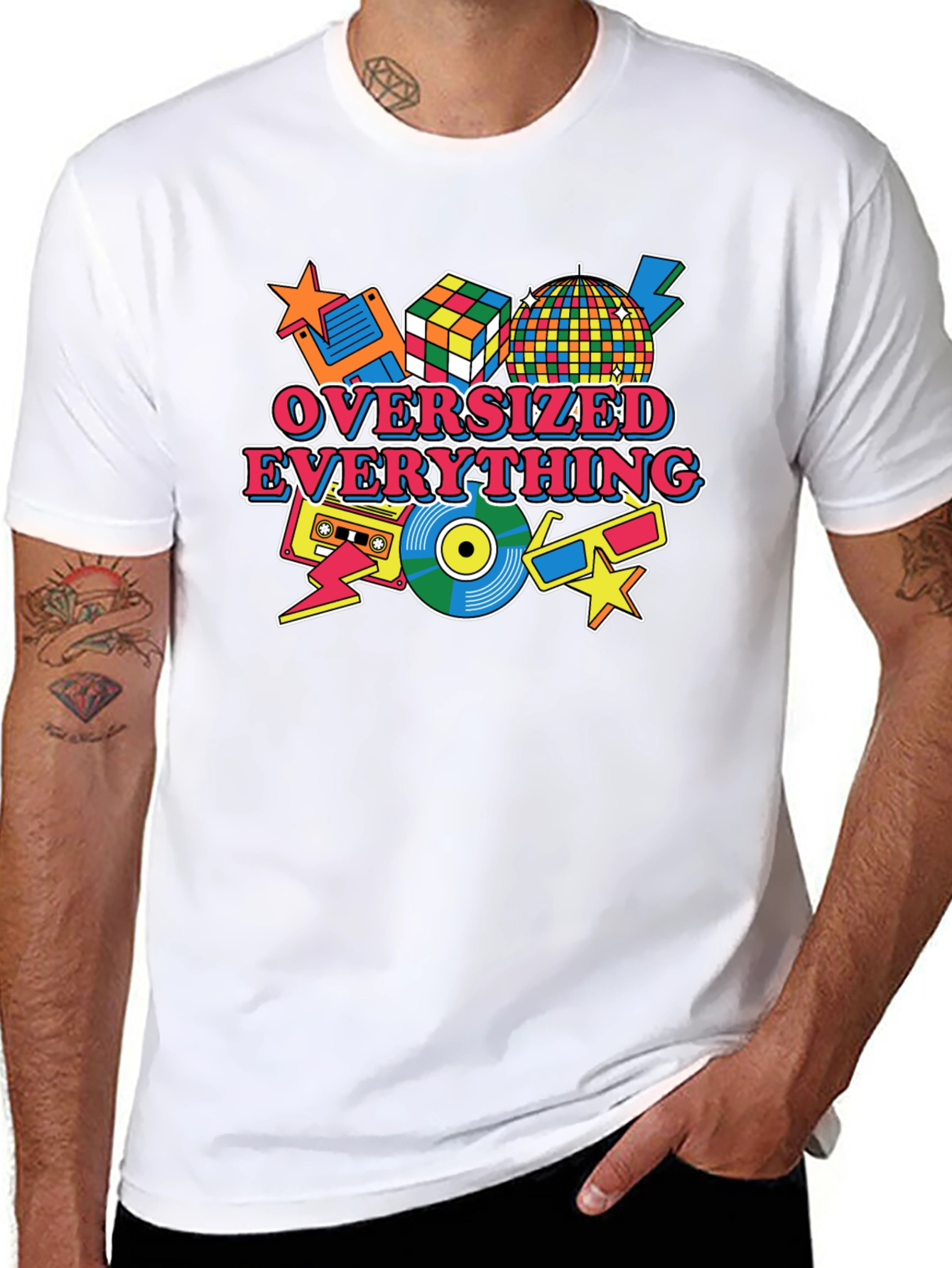 Retro Oversized Everything Graphic Tee