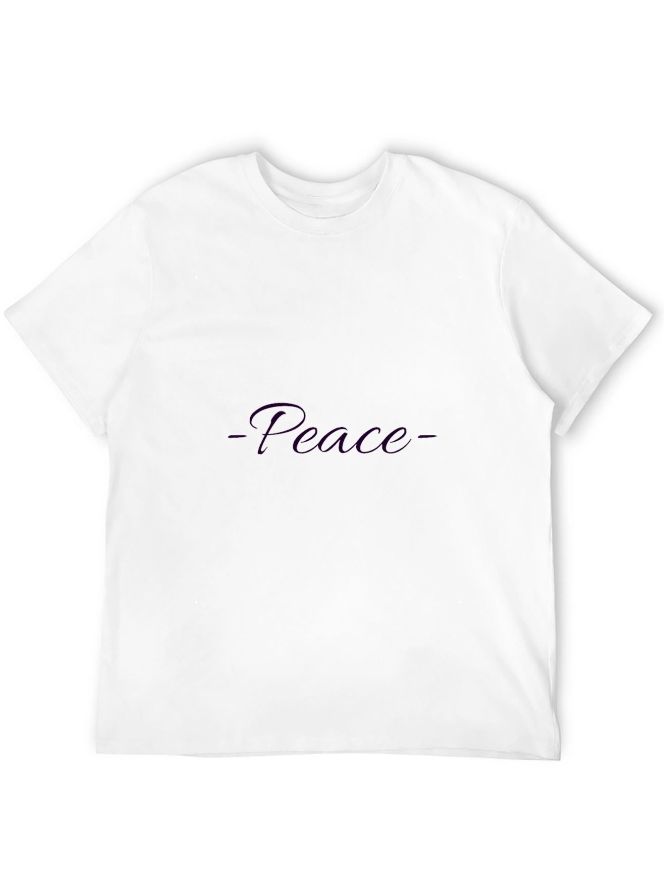 Peace T-Shirt - Soft Cotton Blend Casual Tee