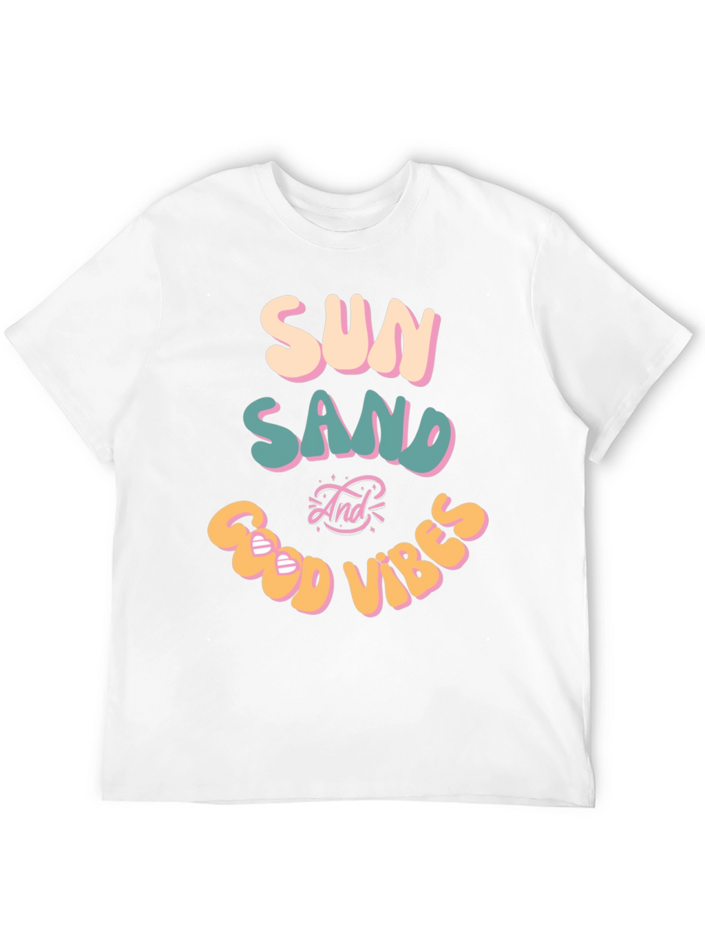 Sun Sand Good Vibes Graphic T-Shirt