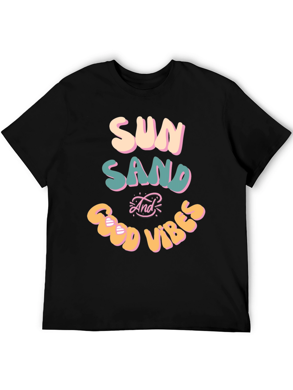 Sun Sand Good Vibes Graphic T-Shirt