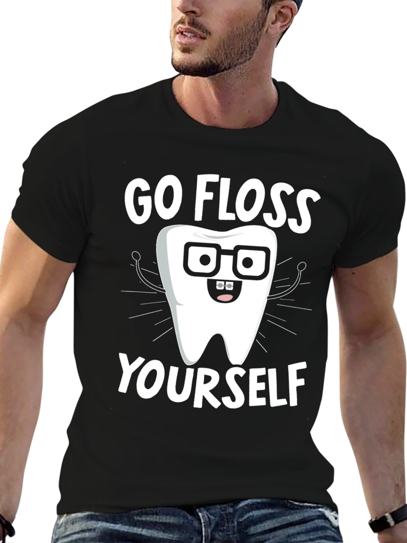Go Floss Yourself Funny Dental T-Shirt