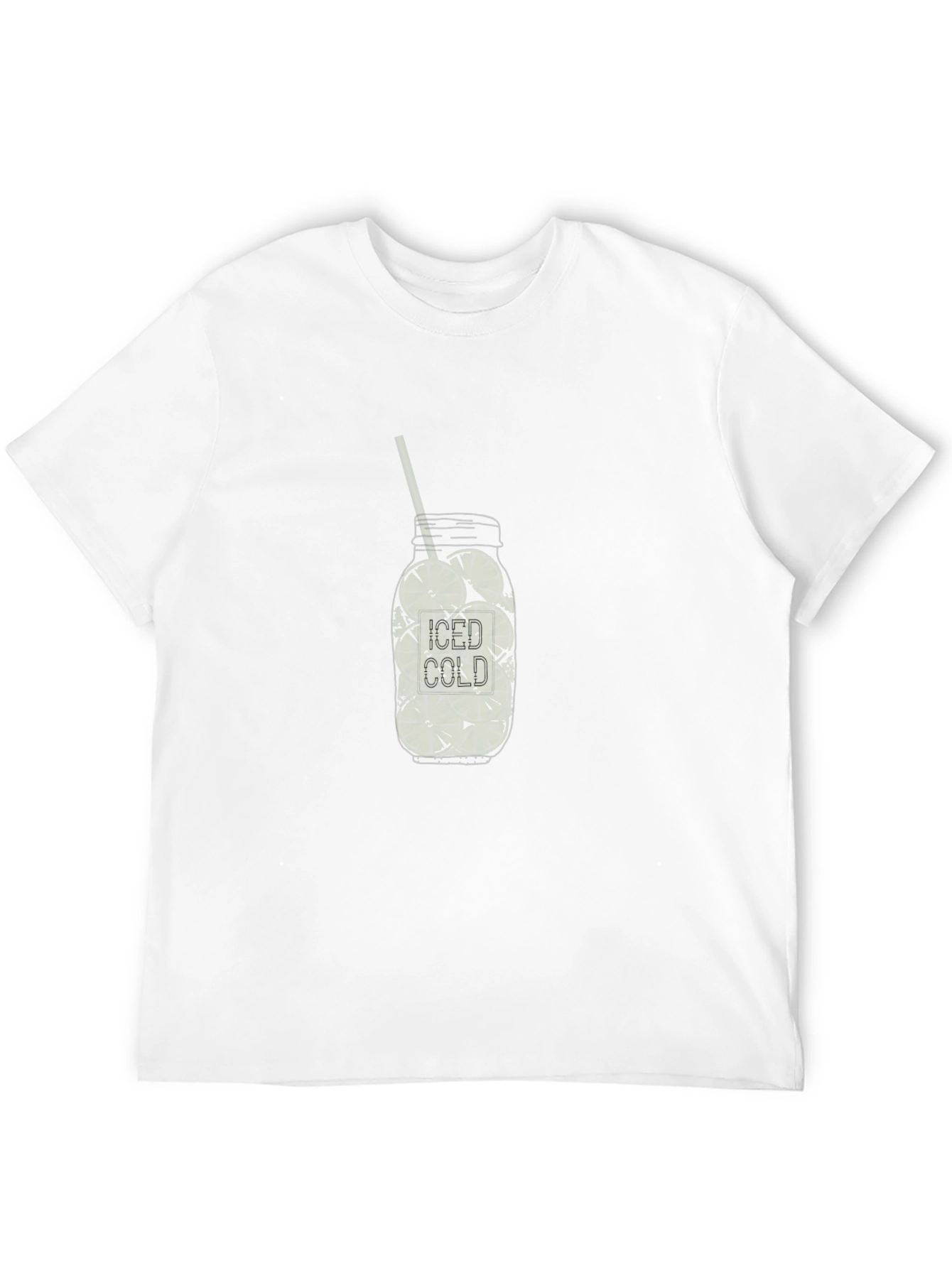 Iced Cold Drink Graphic T-Shirt
