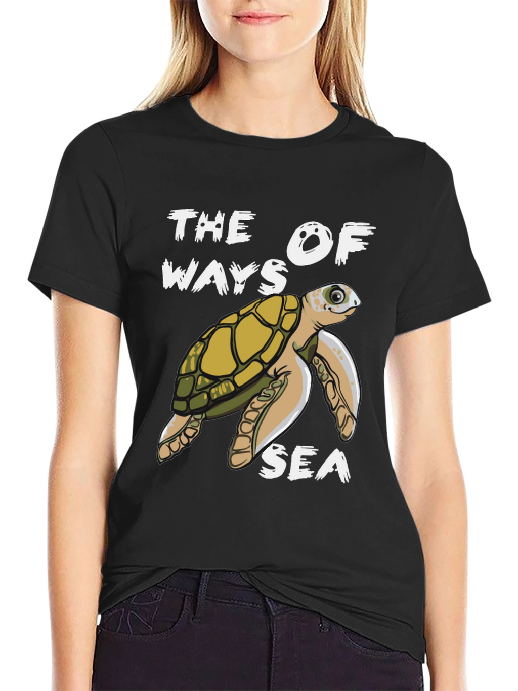 Sea Turtle Graphic T-Shirt: The Ways of the Sea