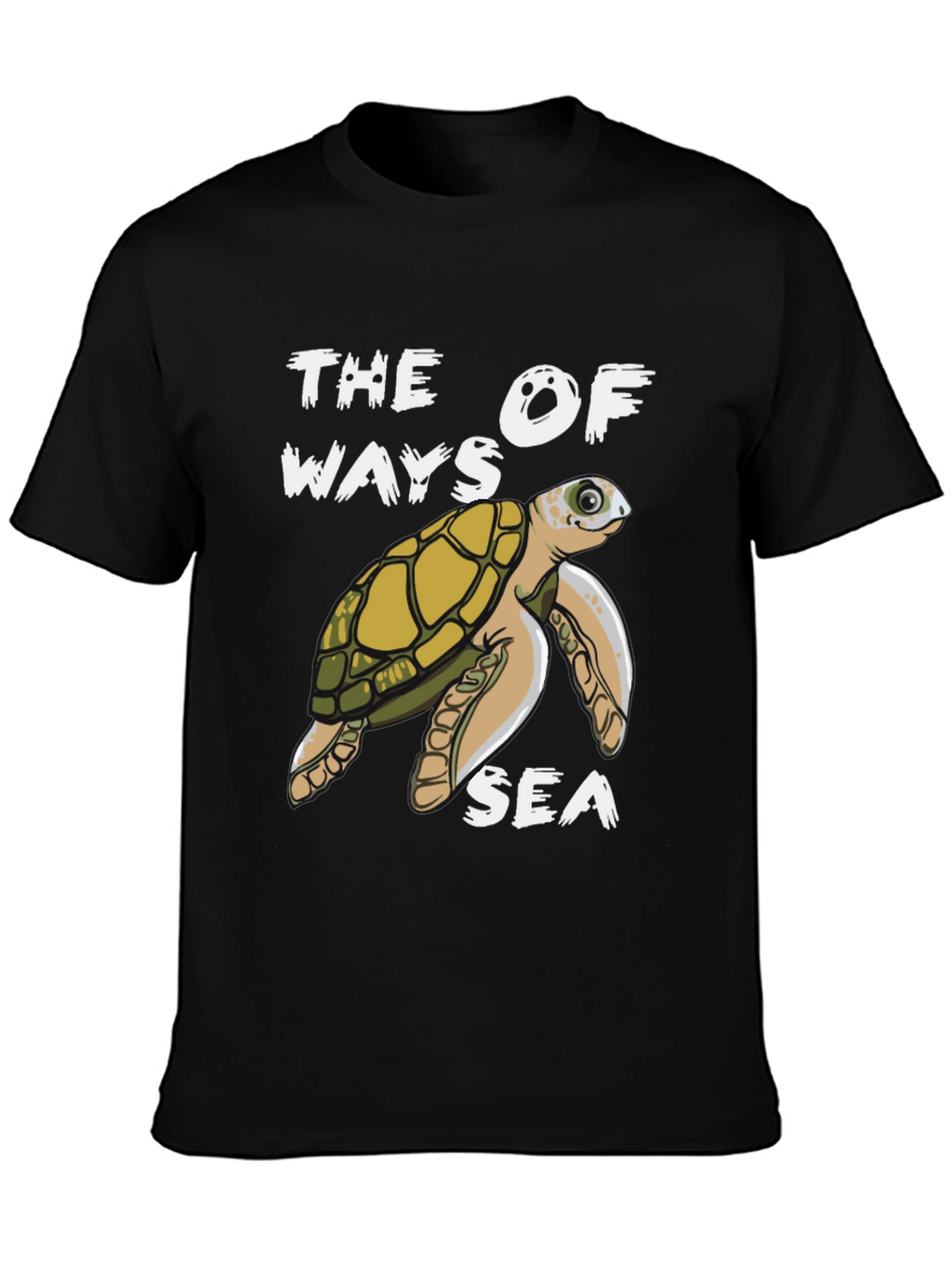 Sea Turtle Graphic T-Shirt: The Ways of the Sea