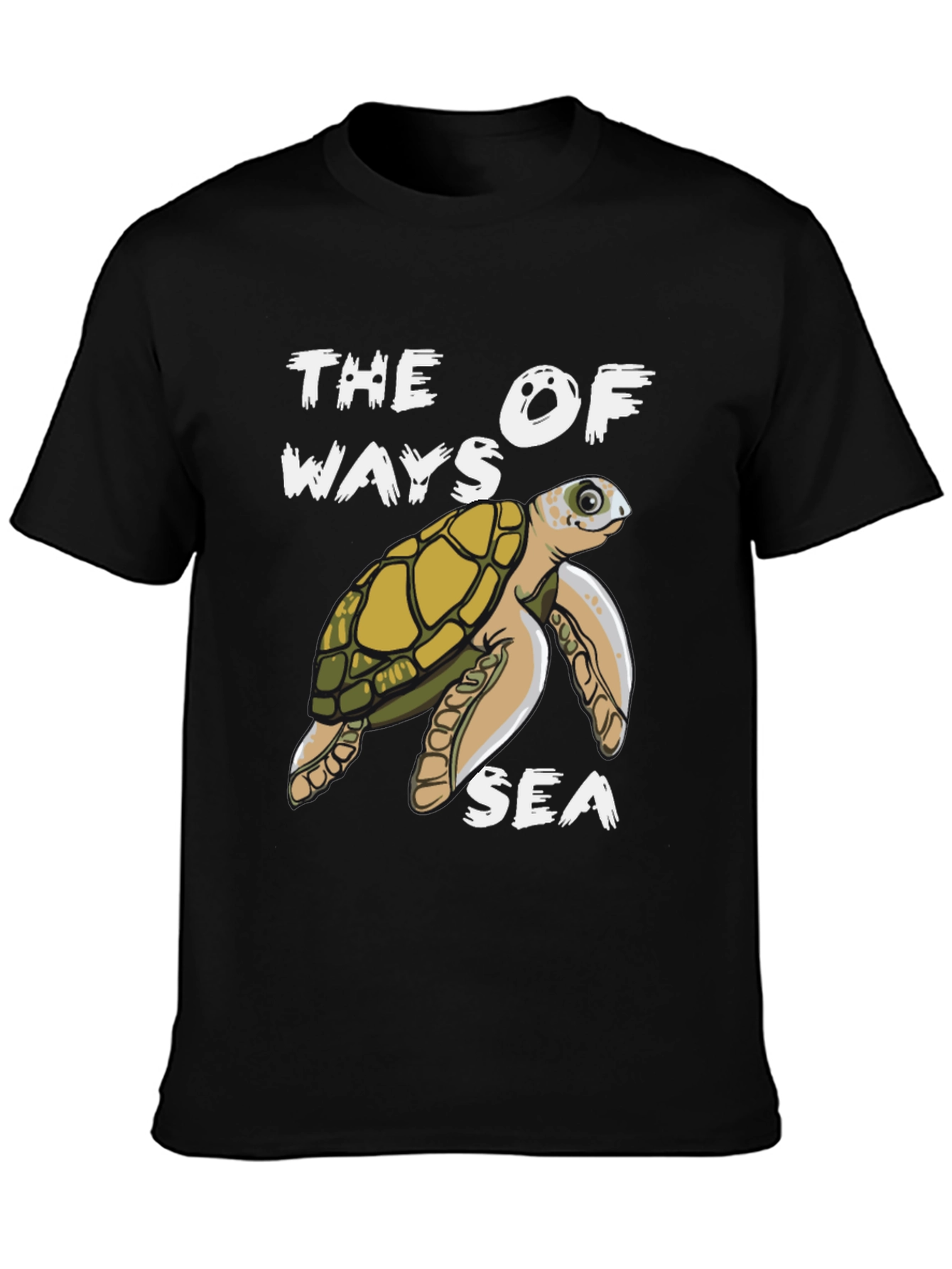 Sea Turtle Graphic T-Shirt: The Ways of the Sea