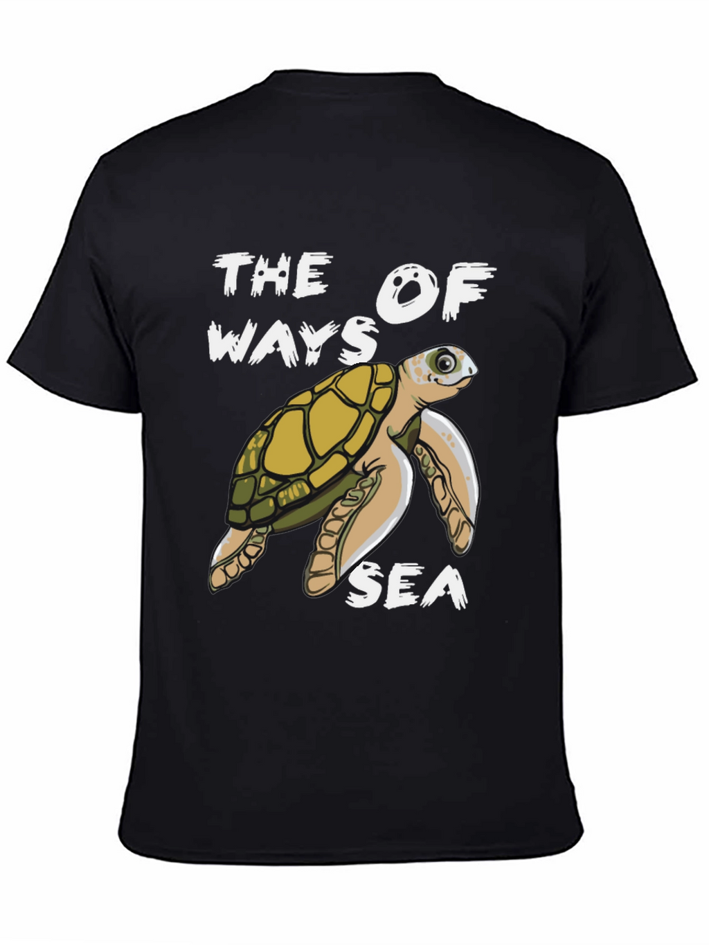 Sea Turtle Graphic T-Shirt: The Ways of the Sea