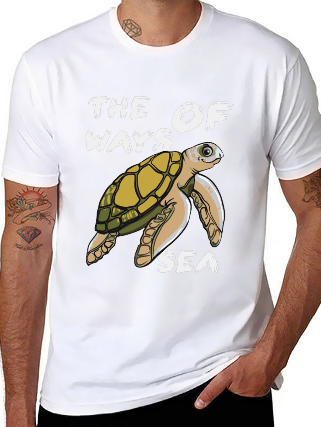 Sea Turtle Graphic T-Shirt: The Ways of the Sea