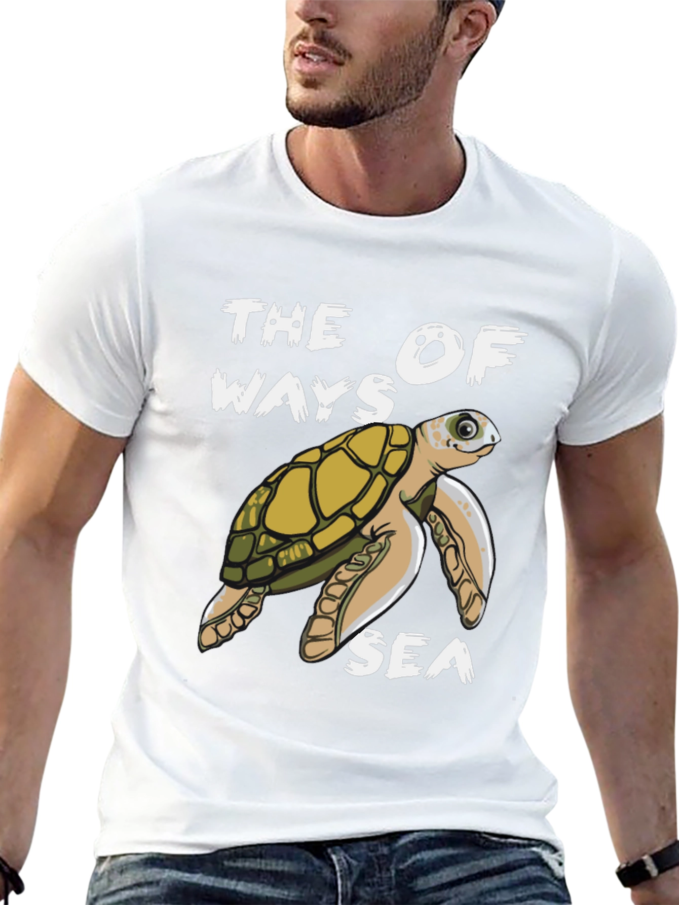 Sea Turtle Graphic T-Shirt: The Ways of the Sea