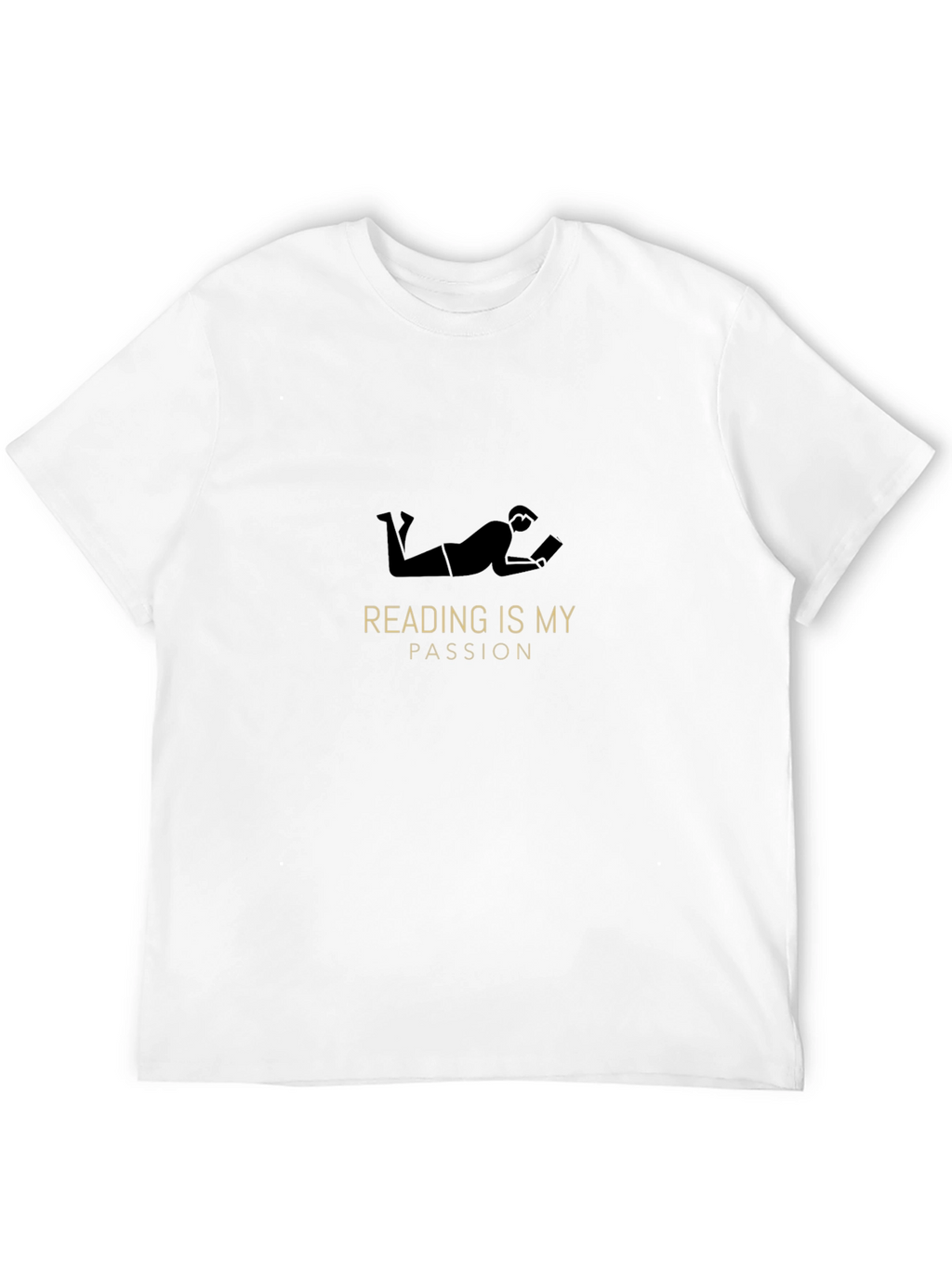 Reading is My Passion Black T-Shirt