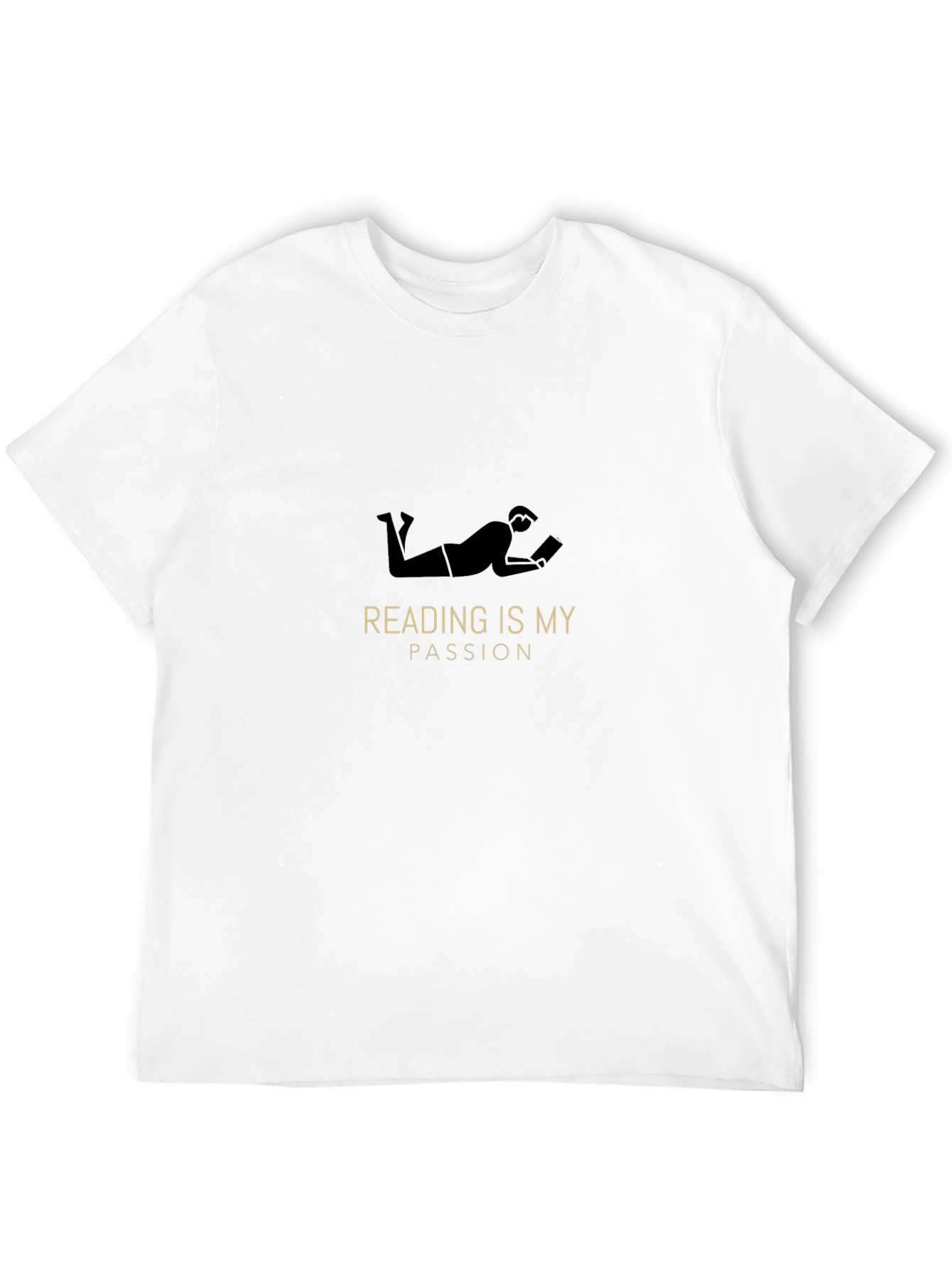 Reading is My Passion Black T-Shirt