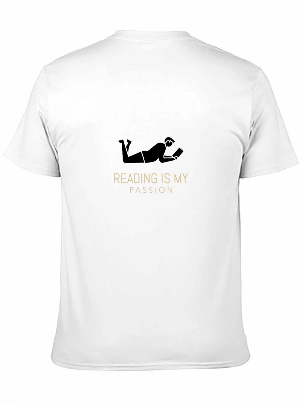 Reading is My Passion Black T-Shirt