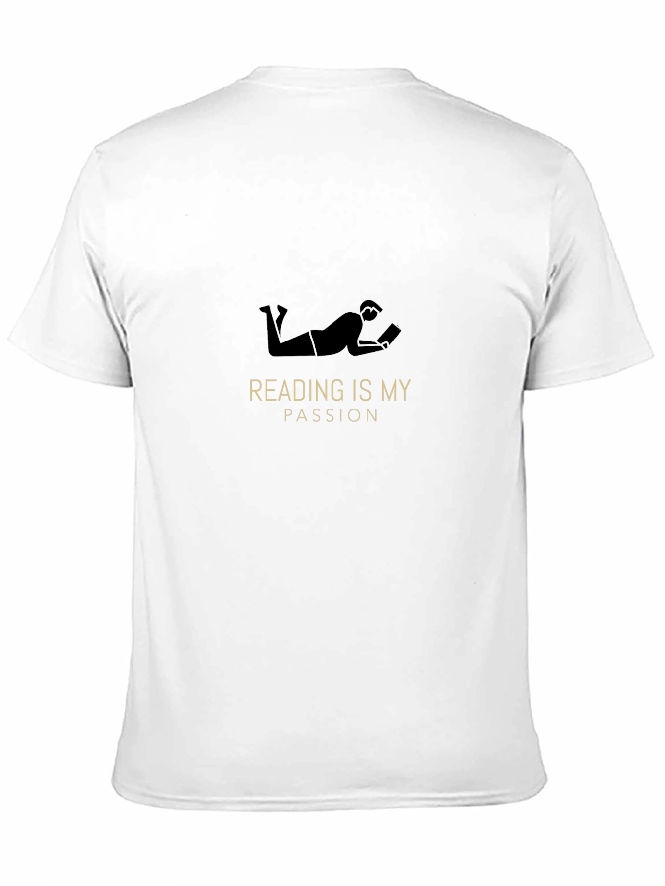 Reading is My Passion Black T-Shirt