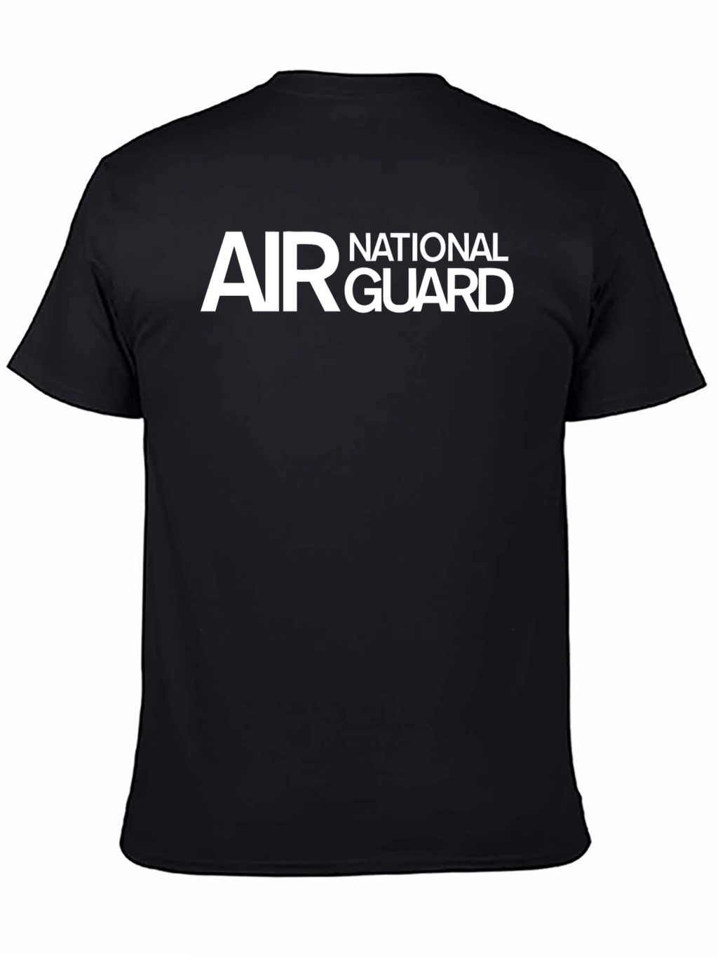 Air National Guard T-Shirt - Black Cotton Tee