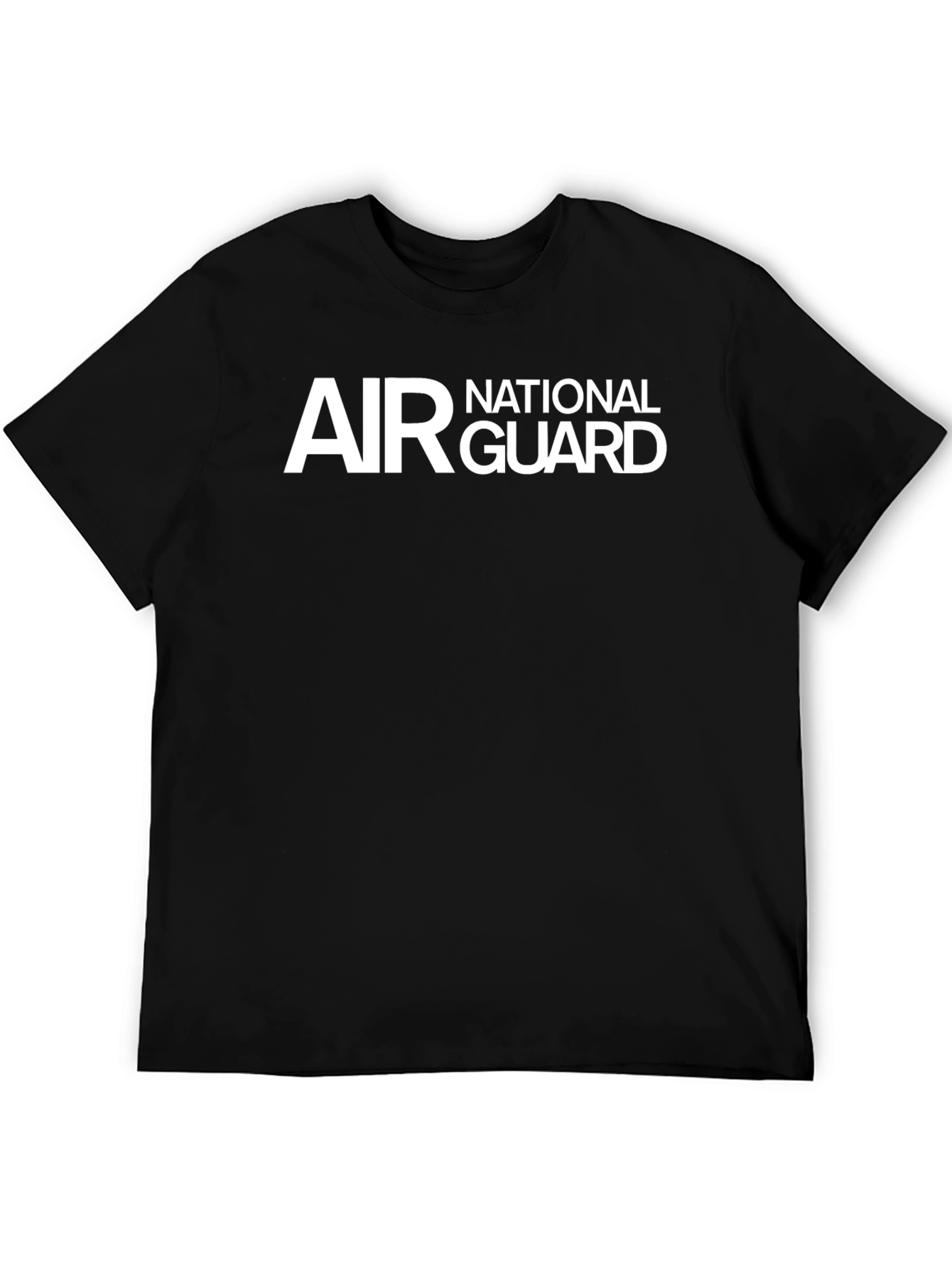 Air National Guard T-Shirt - Black Cotton Tee