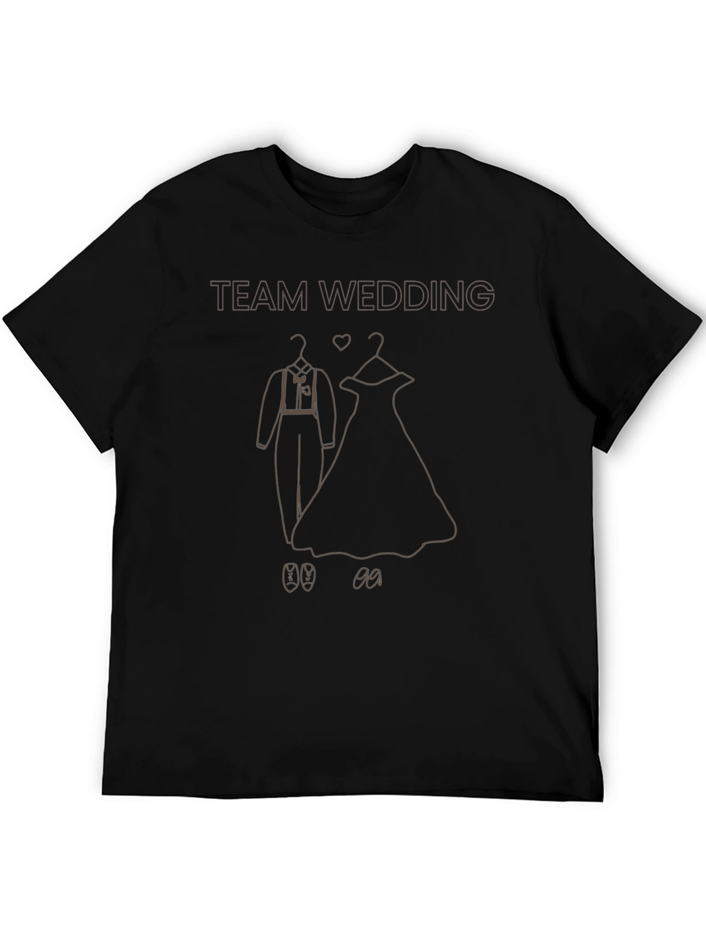 Team Wedding T-Shirt - Bride & Groom Outfit Design