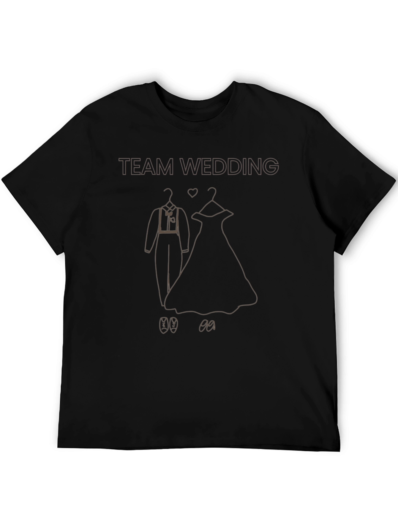 Team Wedding T-Shirt - Bride & Groom Outfit Design