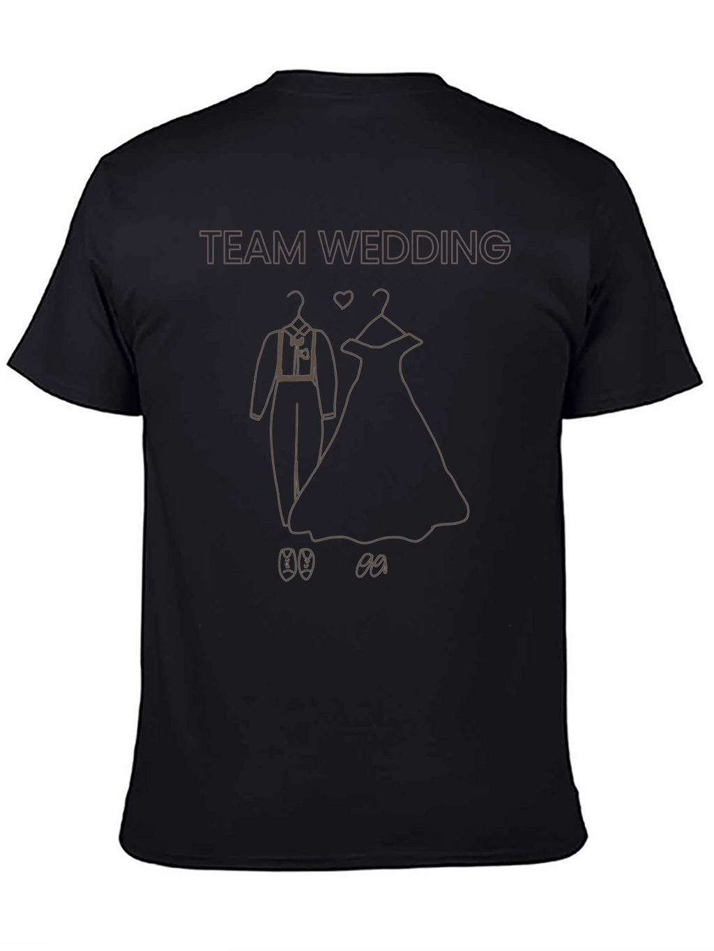 Team Wedding T-Shirt - Bride & Groom Outfit Design