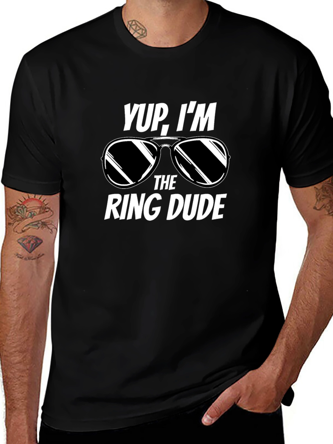 Yup Im the Ring Dude T-Shirt - Wedding Party Tee