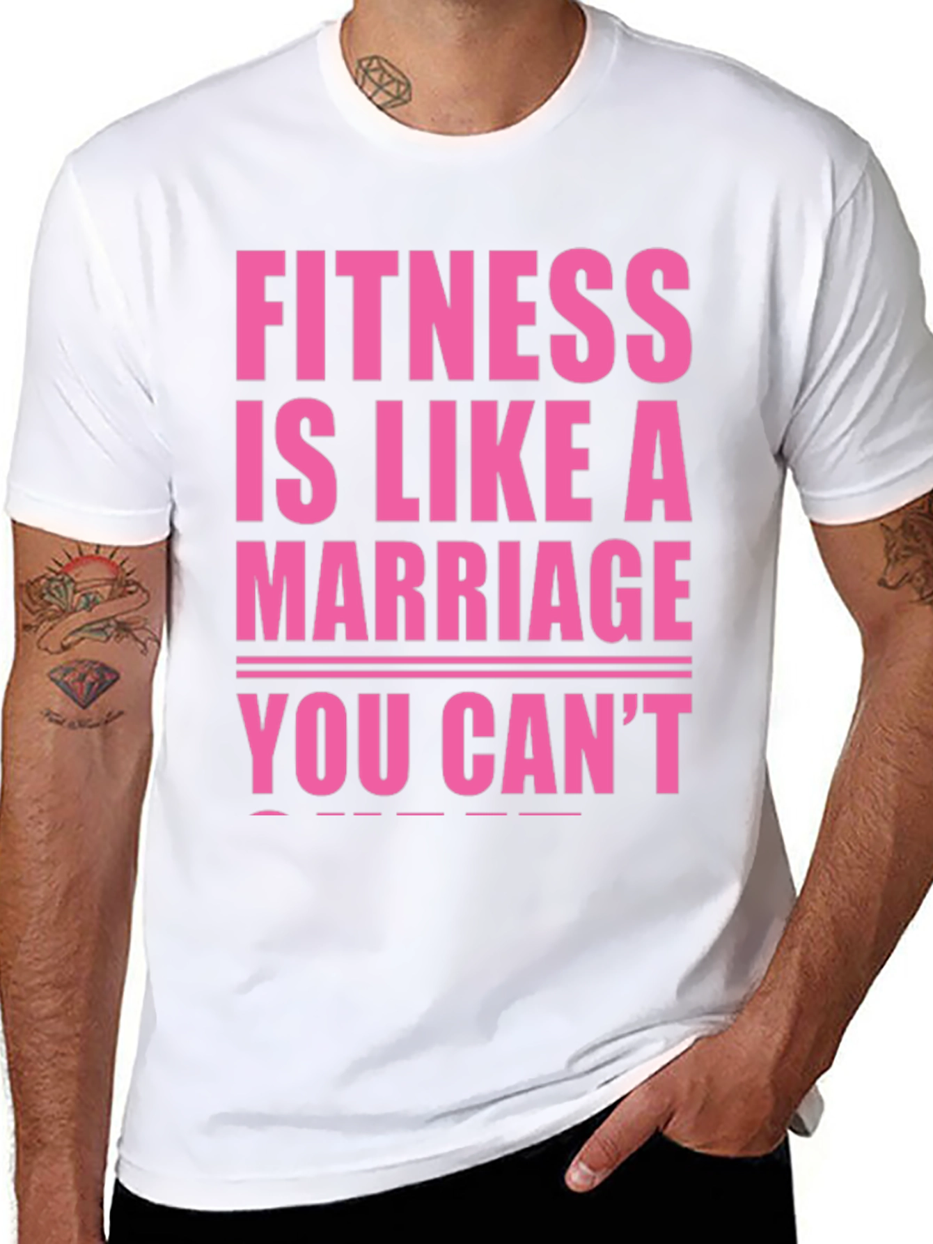 Fitness is Like a Marriage T-Shirt