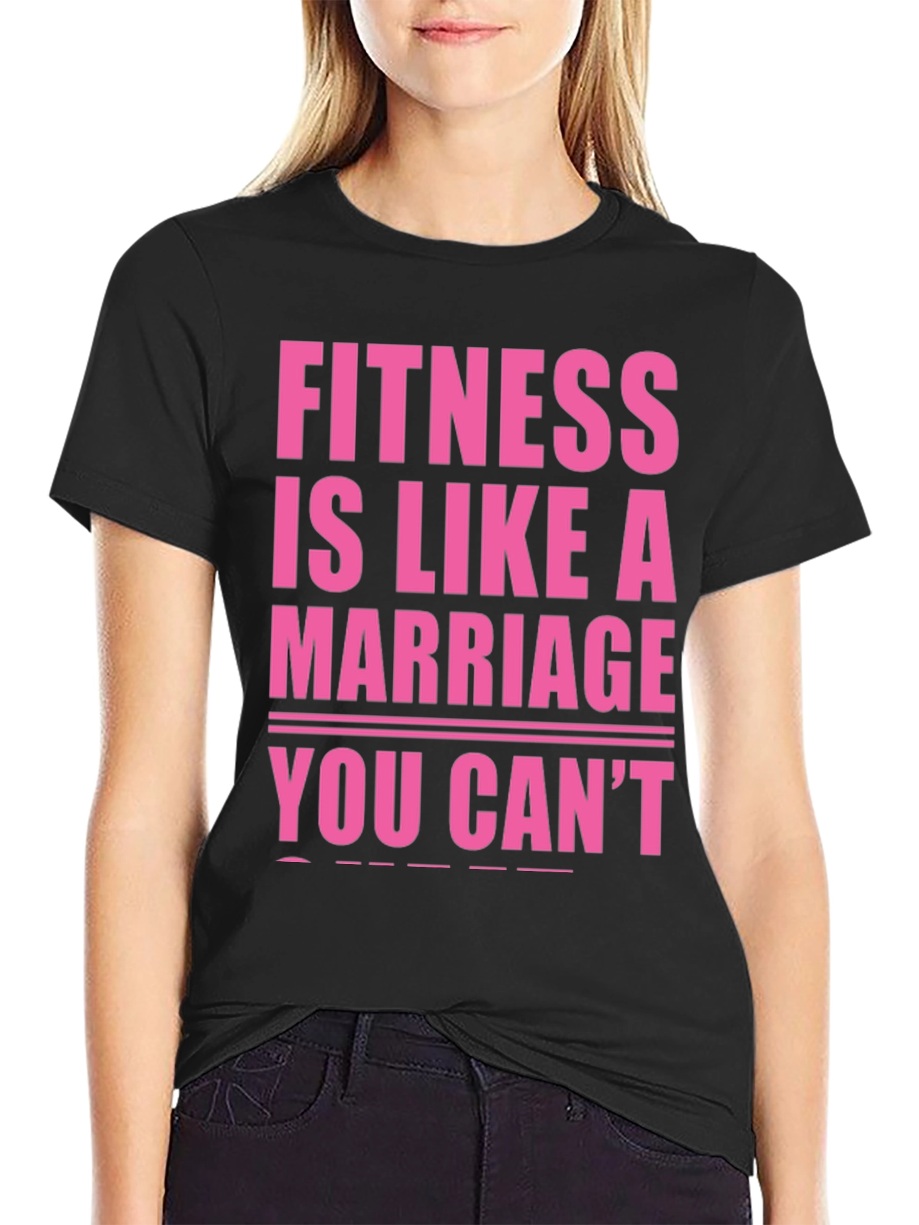 Fitness is Like a Marriage T-Shirt