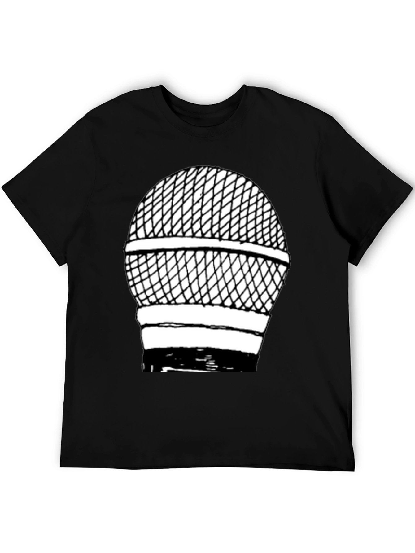Microphone Graphic T-Shirt - Classic Style