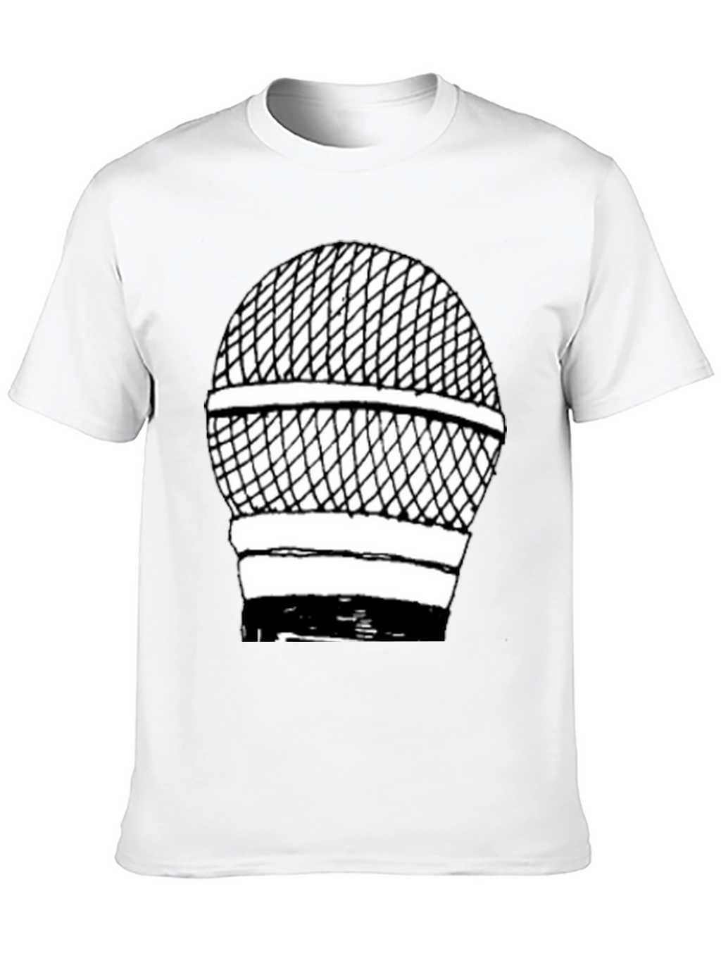 Microphone Graphic T-Shirt - Classic Style