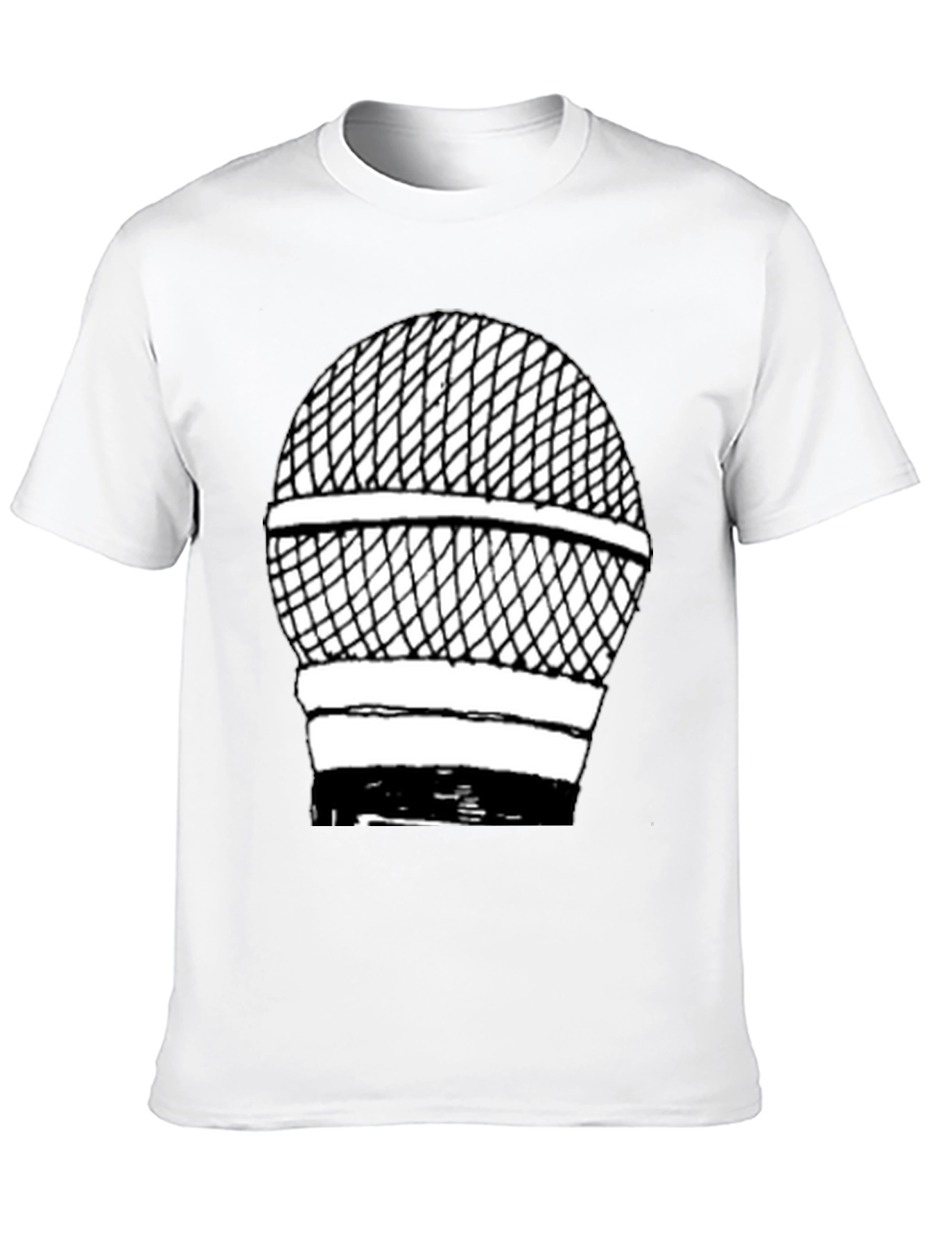Microphone Graphic T-Shirt - Classic Style