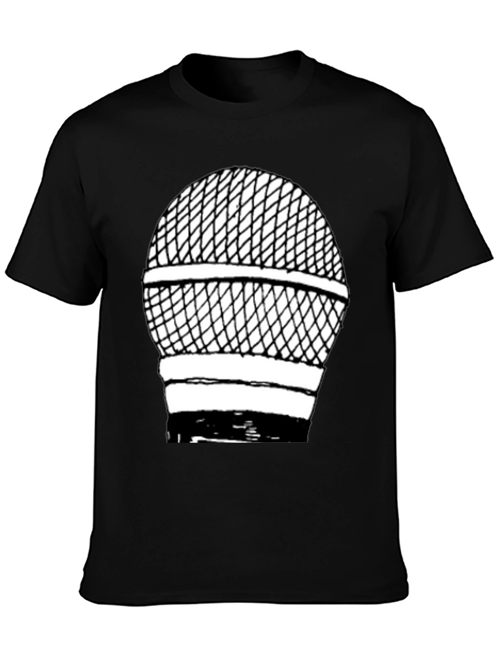 Microphone Graphic T-Shirt - Classic Style