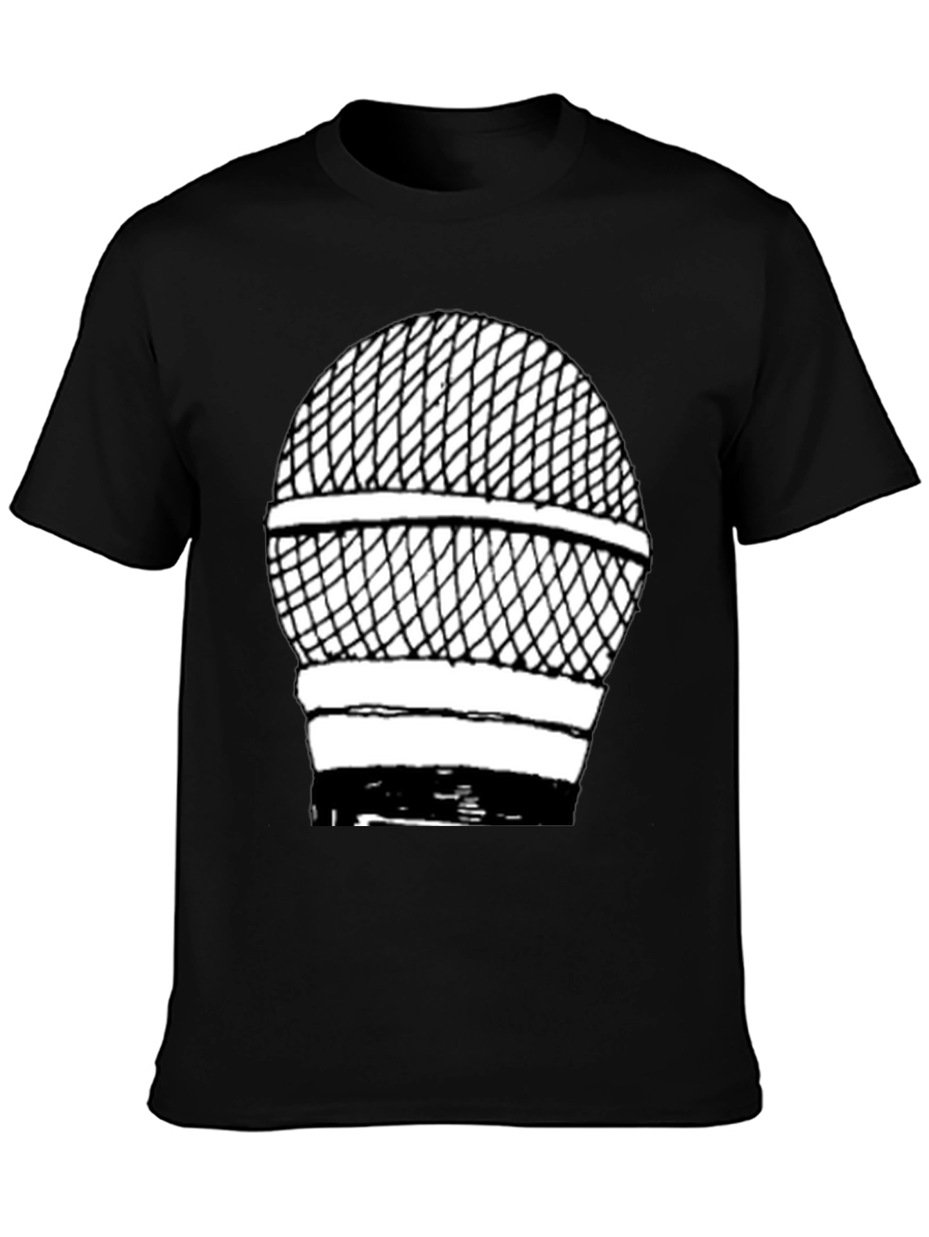 Microphone Graphic T-Shirt - Classic Style