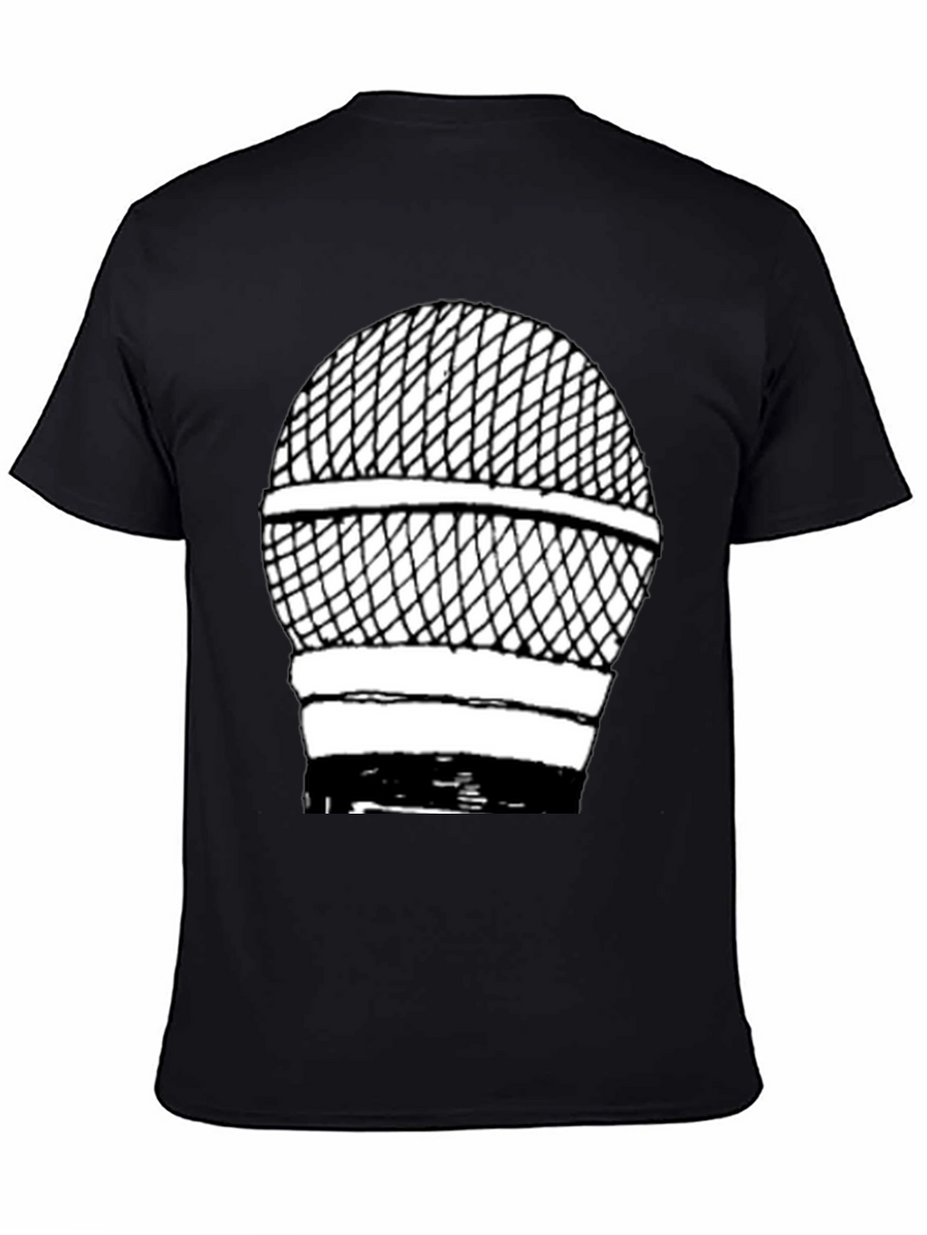Microphone Graphic T-Shirt - Classic Style