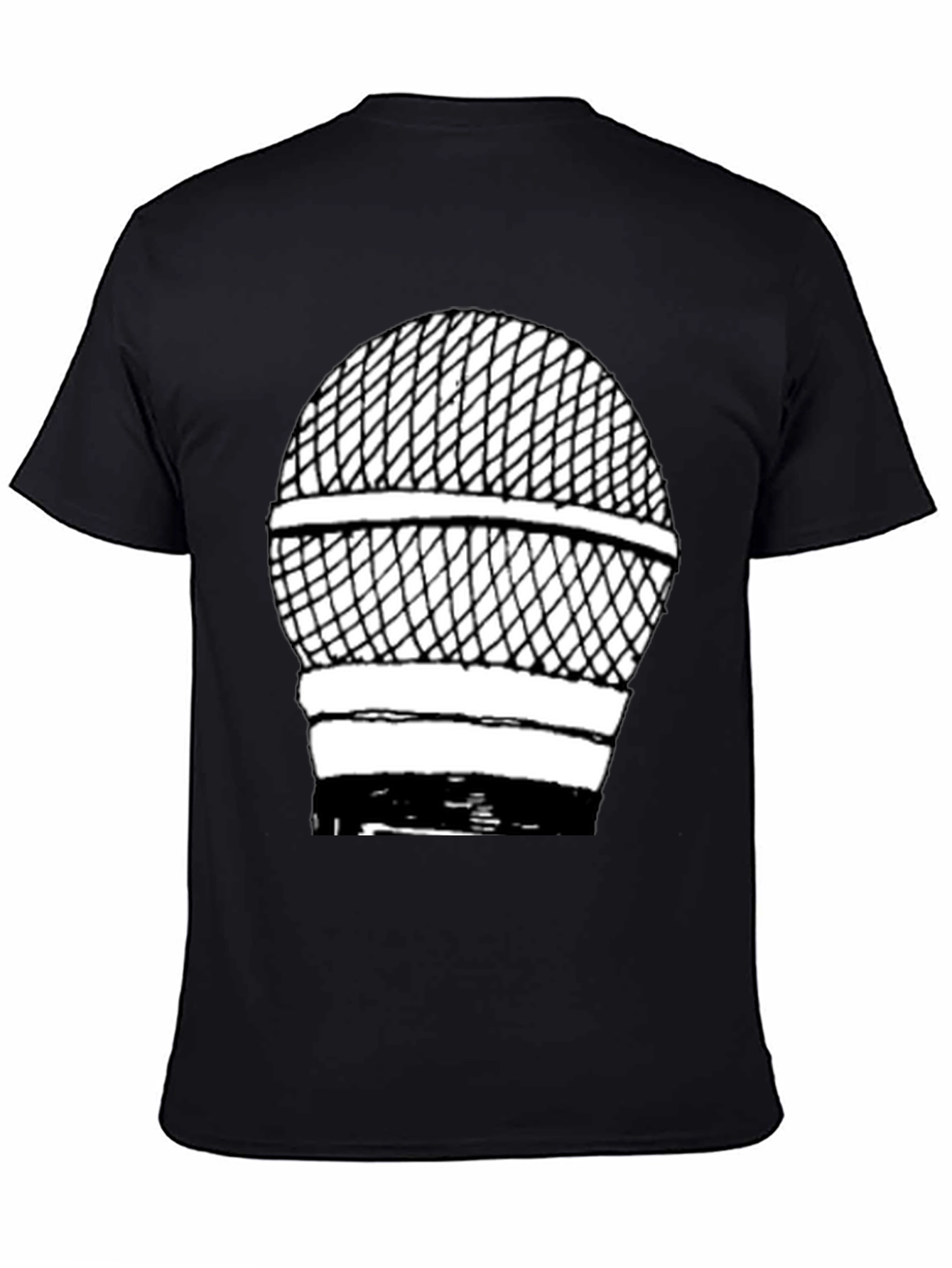 Microphone Graphic T-Shirt - Classic Style