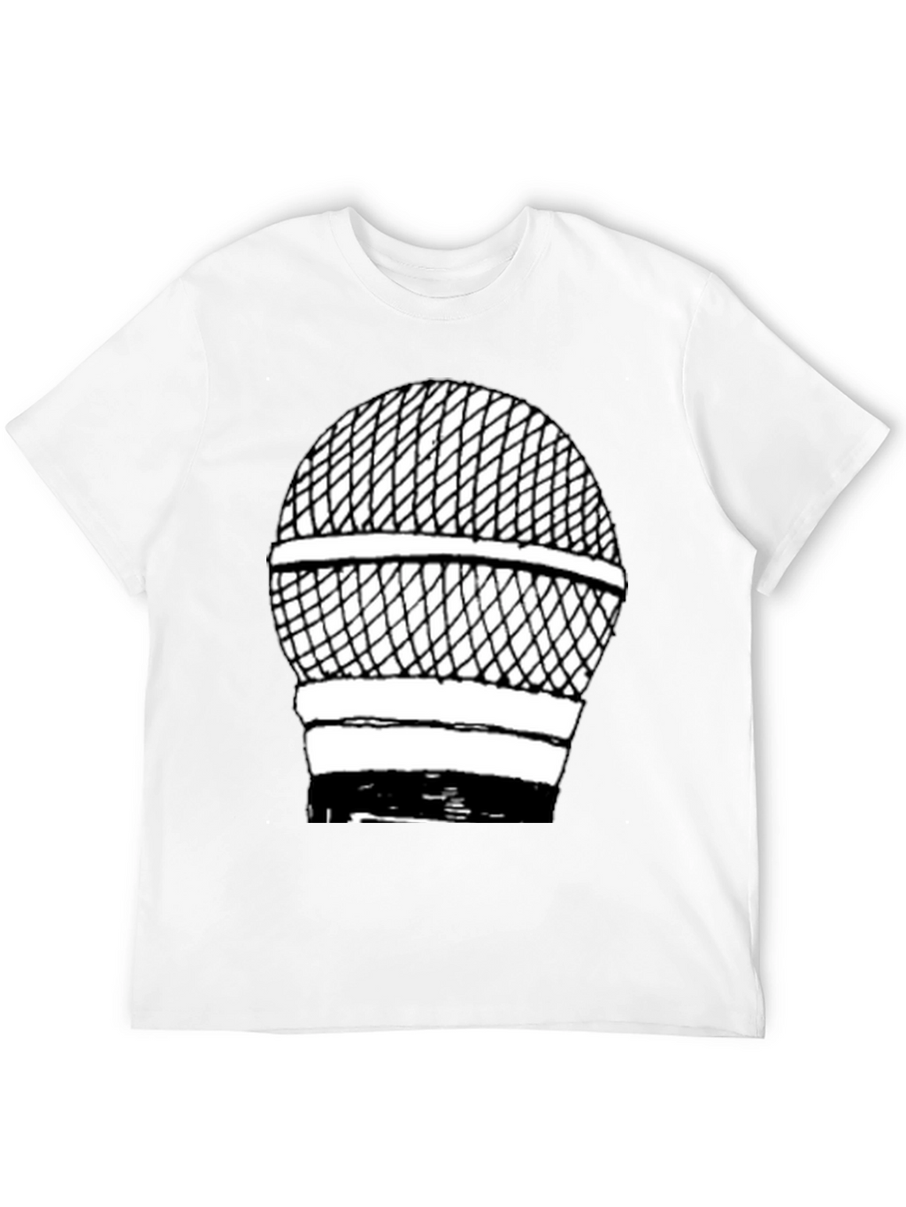 Microphone Graphic T-Shirt - Classic Style