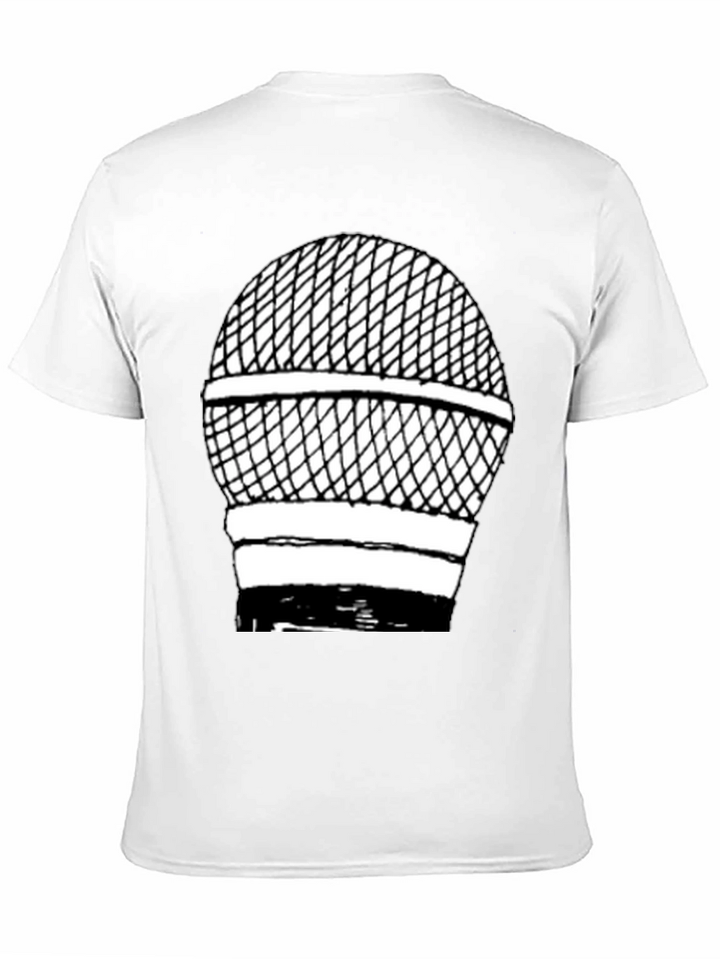 Microphone Graphic T-Shirt - Classic Style