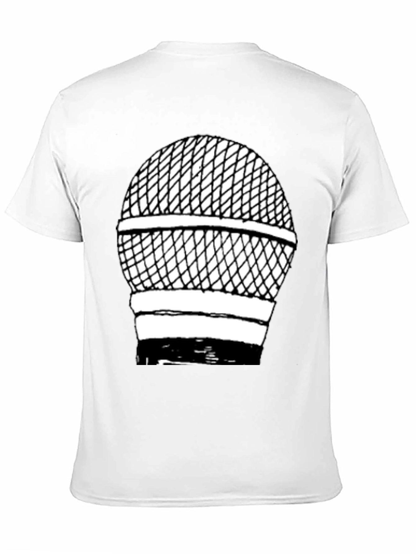 Microphone Graphic T-Shirt - Classic Style