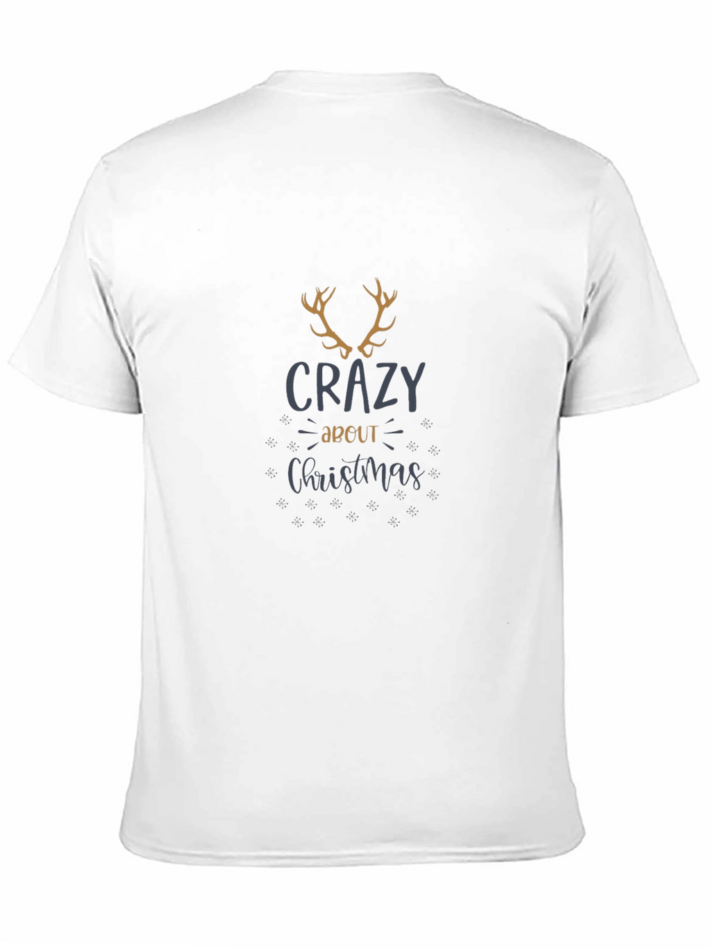 Crazy About Christmas Black Graphic Tee