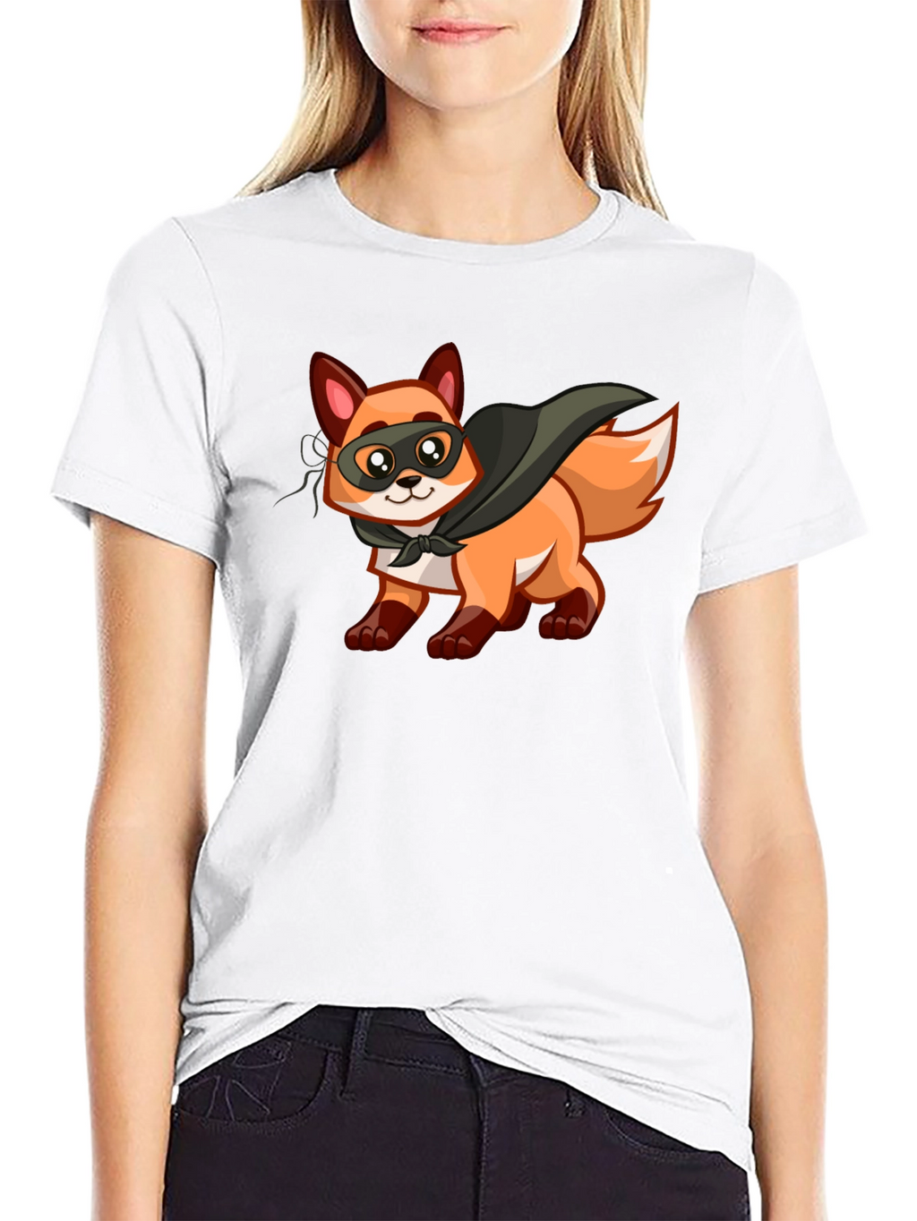 Hero Fox Graphic T-Shirt - Soft Cotton Tee